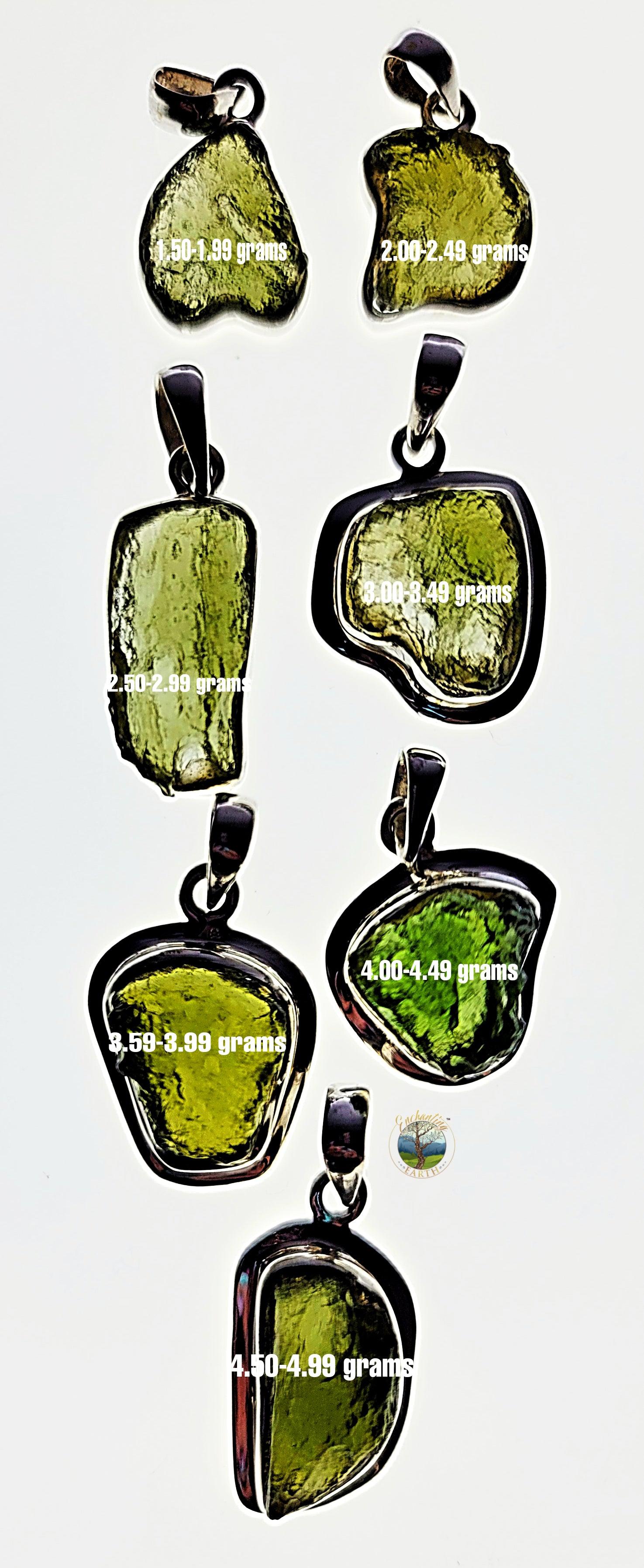 Moldavite .925 Silver Pendant *Intuitively Selected*