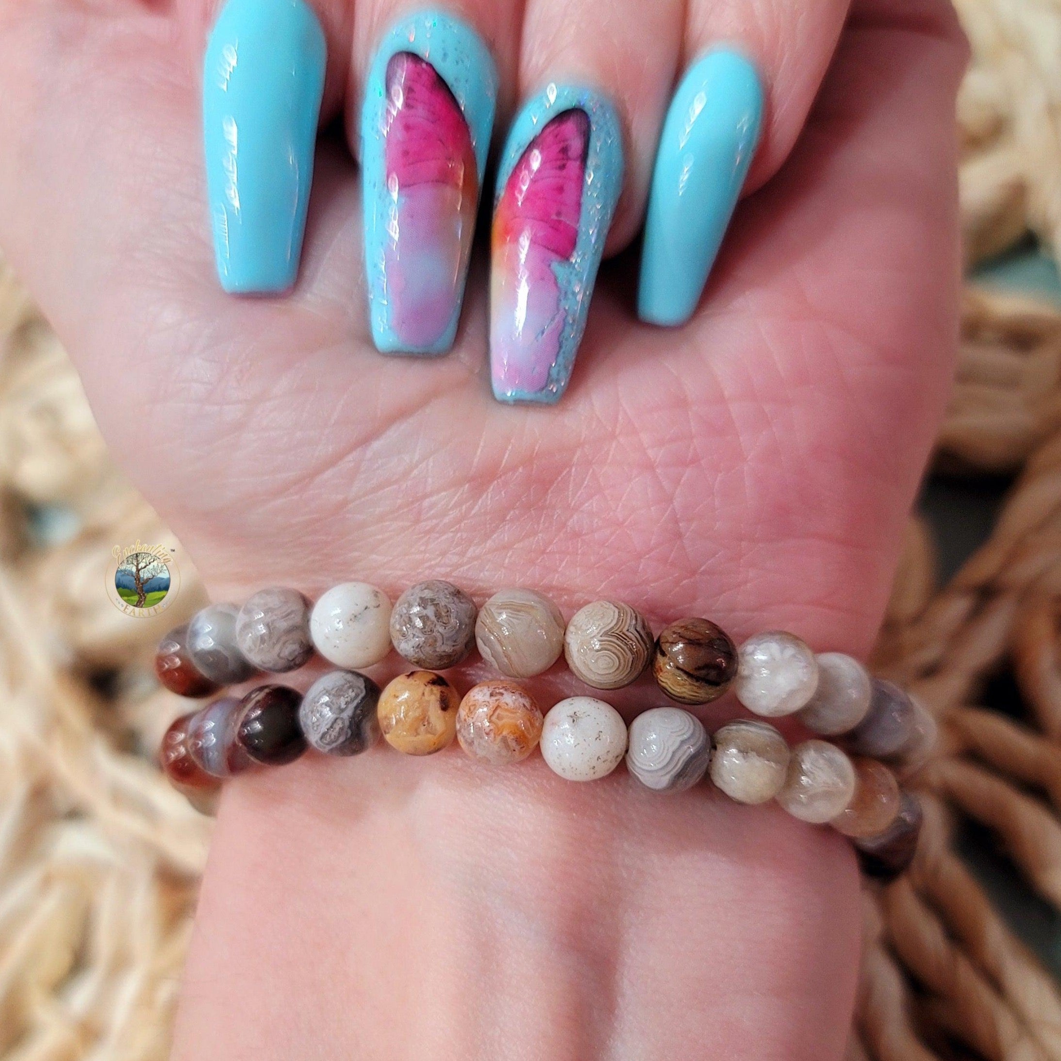 Agate Bracelet for Balancing, Cleansing and Releasing Negative Energy