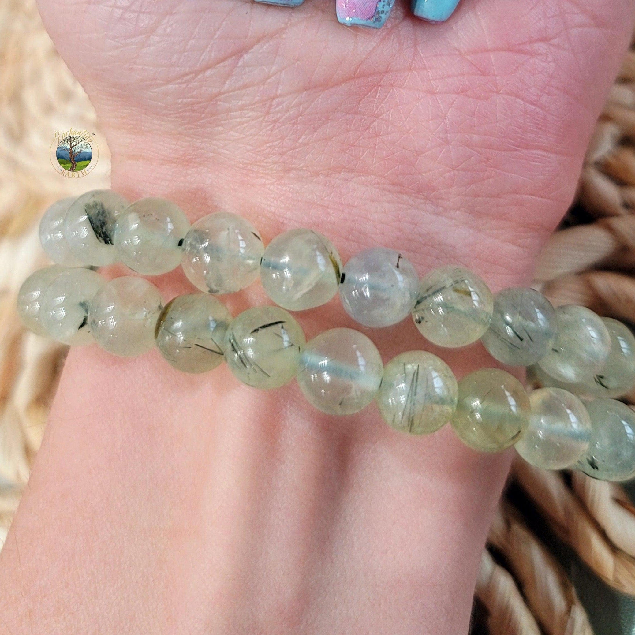 Prehnite Bracelet for Peace & Support through Times of Change