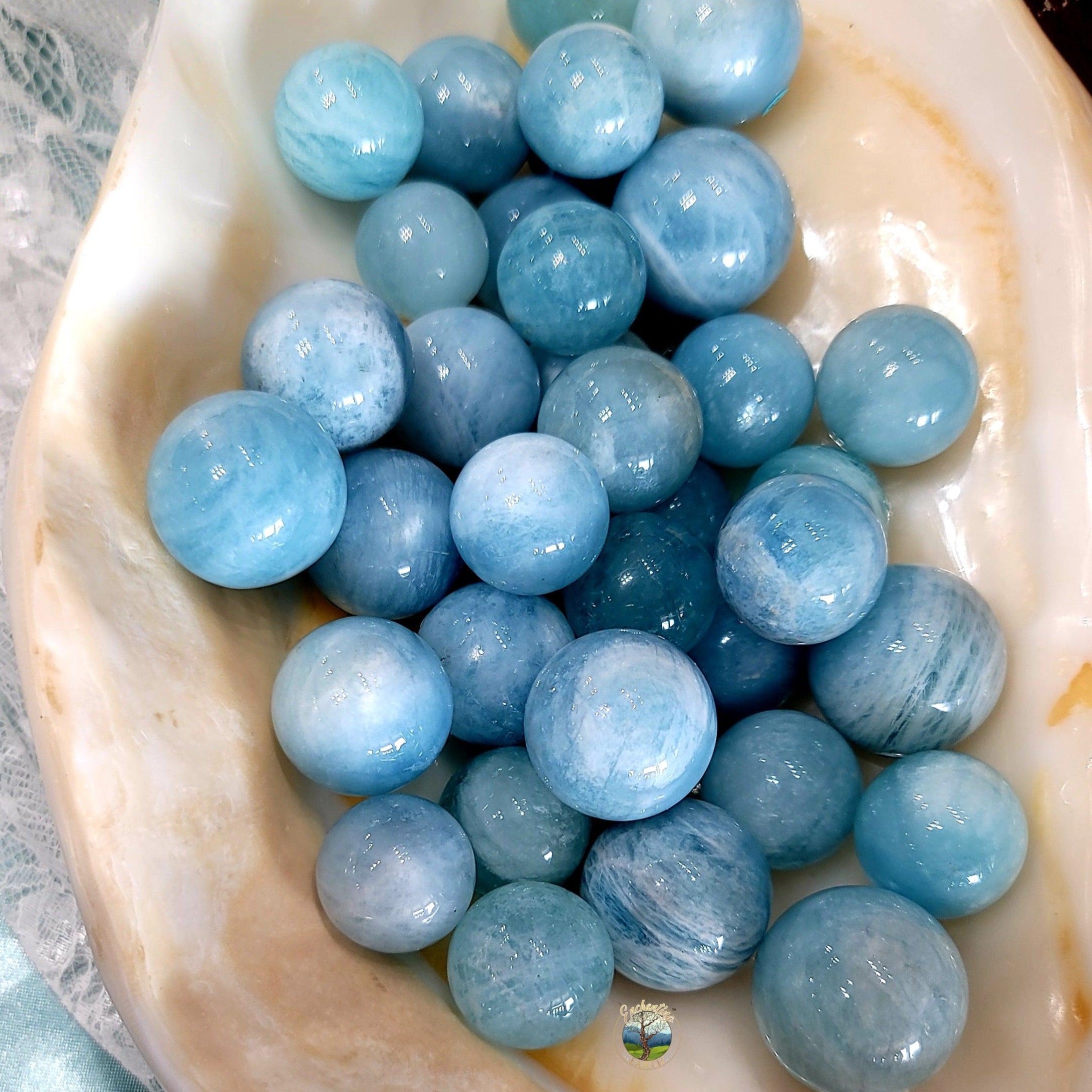 Aquamarine Sphere for Speaking your Truth *Intuitively Chosen*