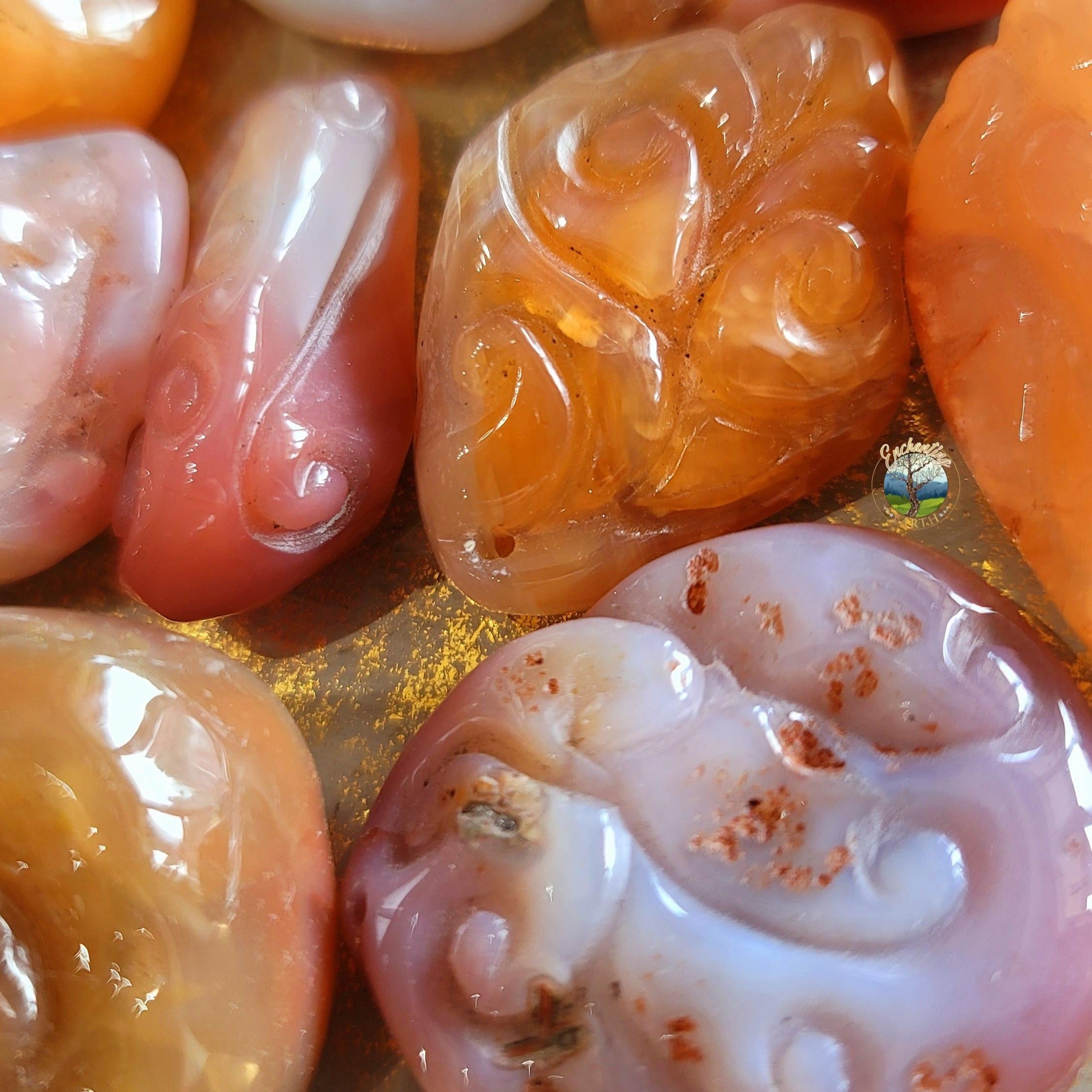 Carnelian Carved Pendant for Embracing your Inner Fire