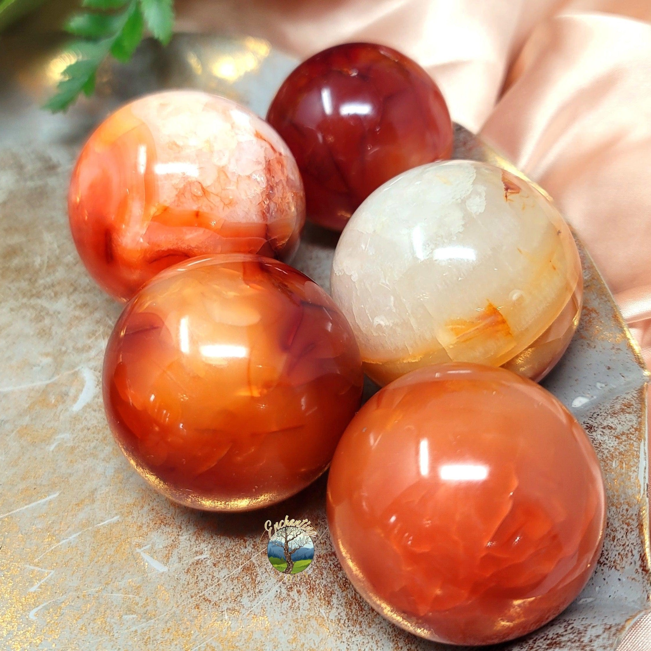 Carnelian Sphere for Embracing your Inner Fire