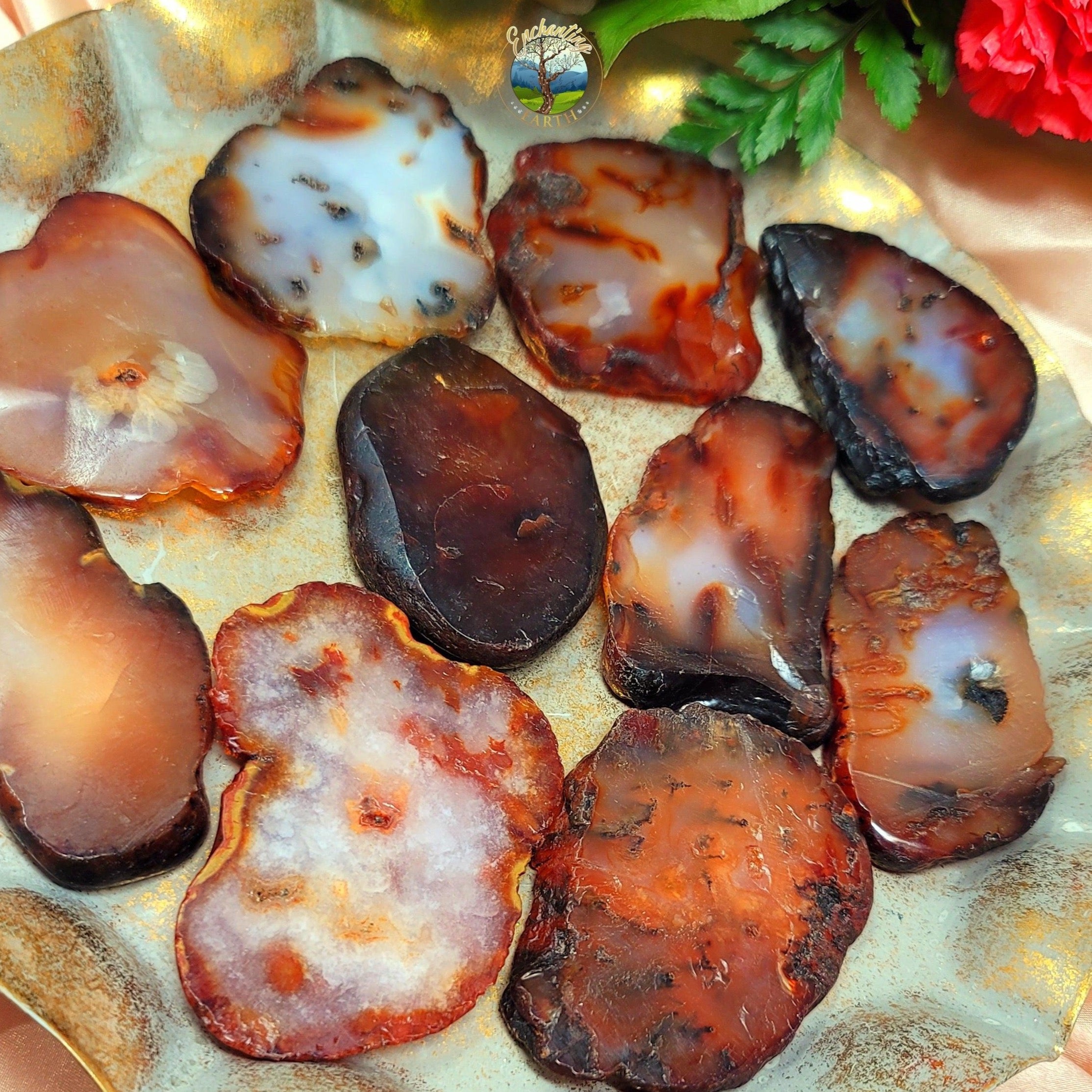 Carnelian Slice for Embracing your Inner Fire