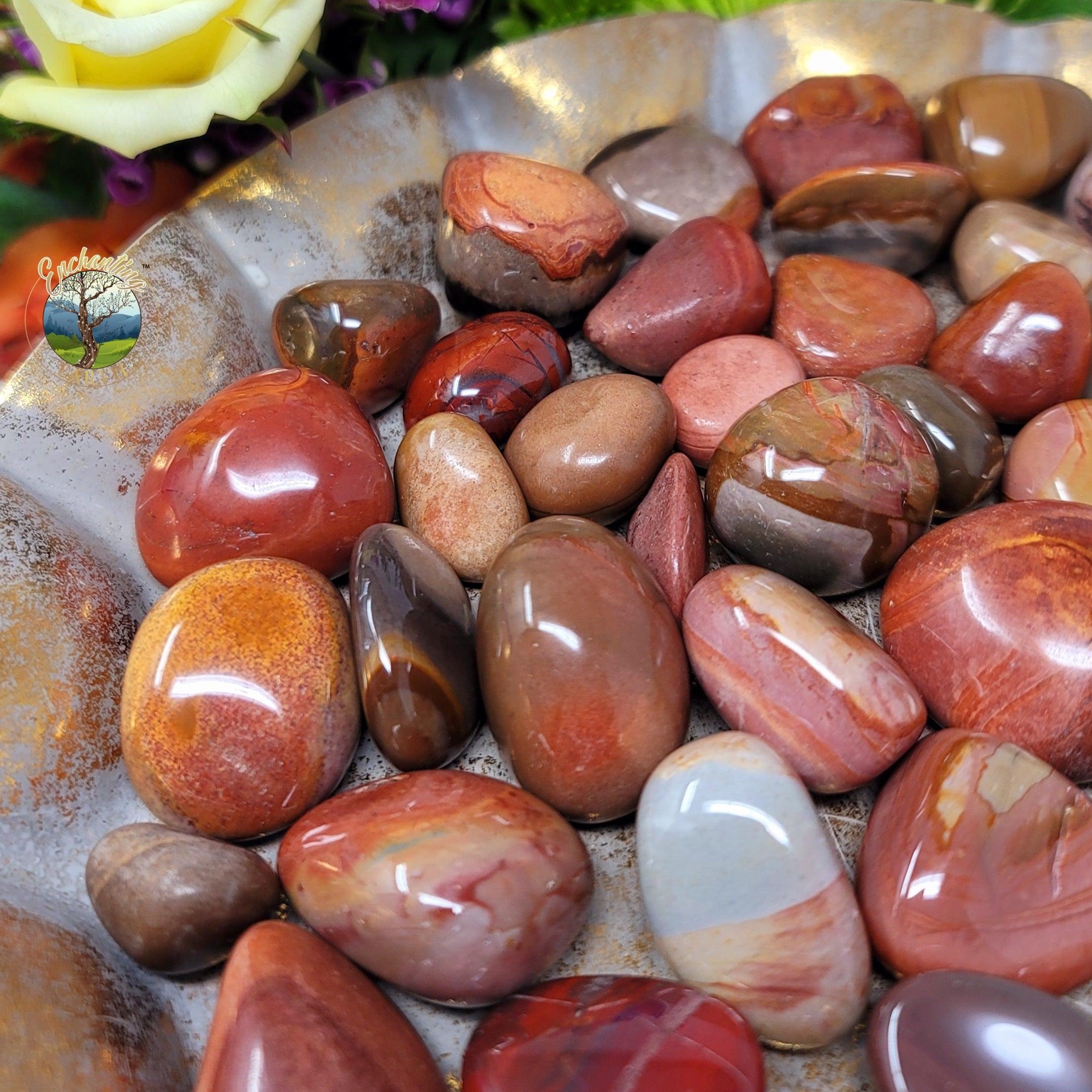 Polychrome Jasper Tumble for Nurturing from Mother Earth