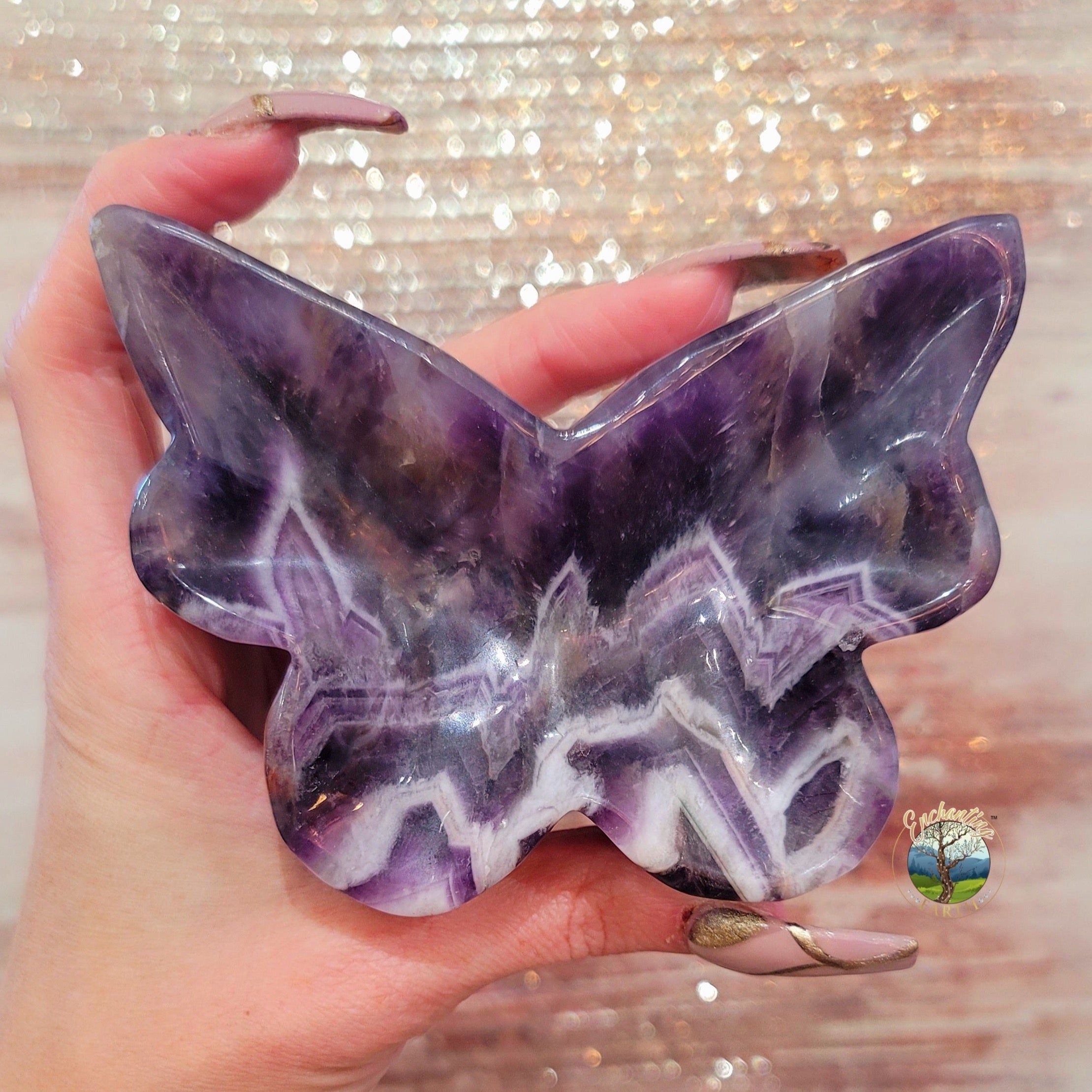 🦋Enchanting Exclusive🦋 Dream Amethyst Butterfly Bowl