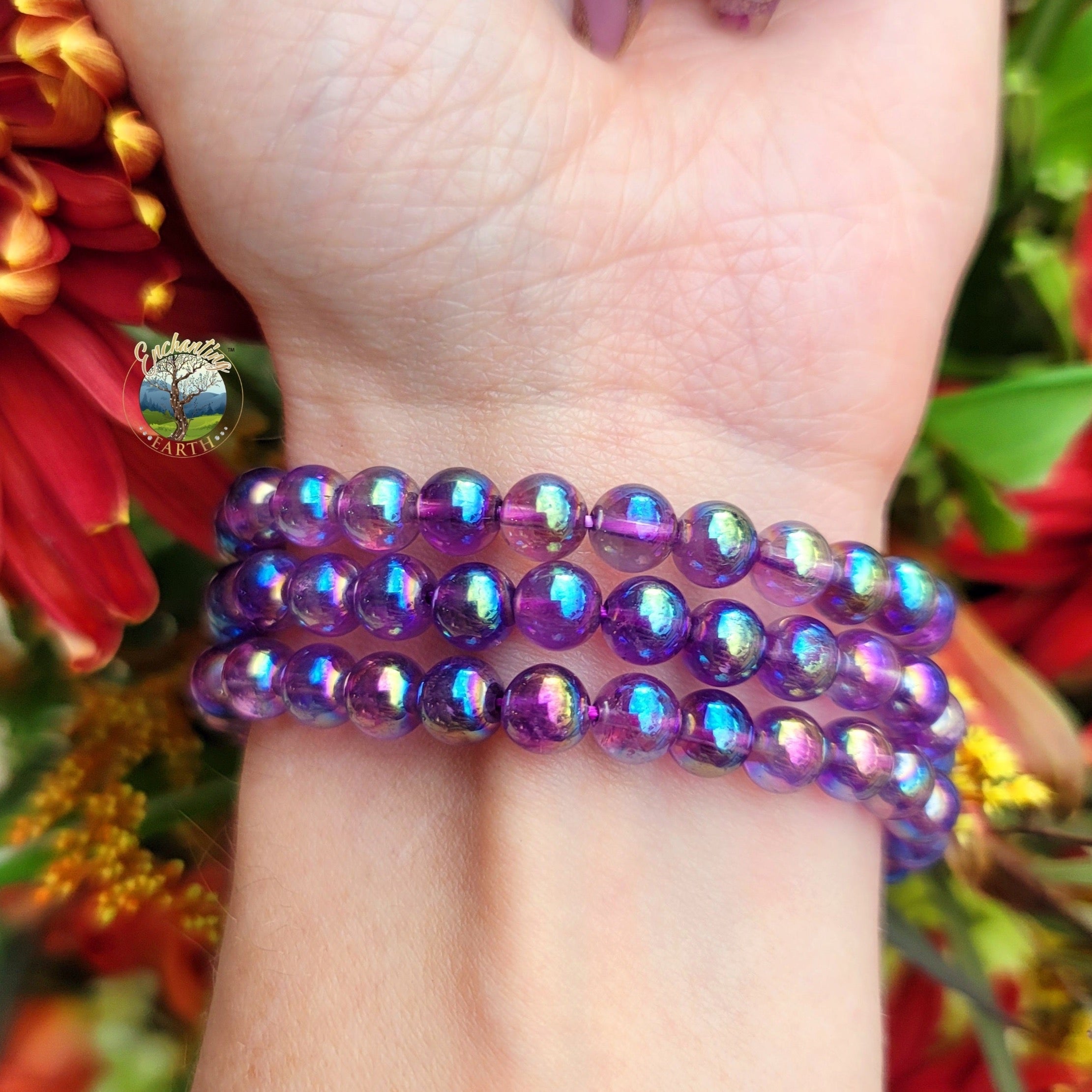Aura Amethyst Bracelet for Amplified Intuition