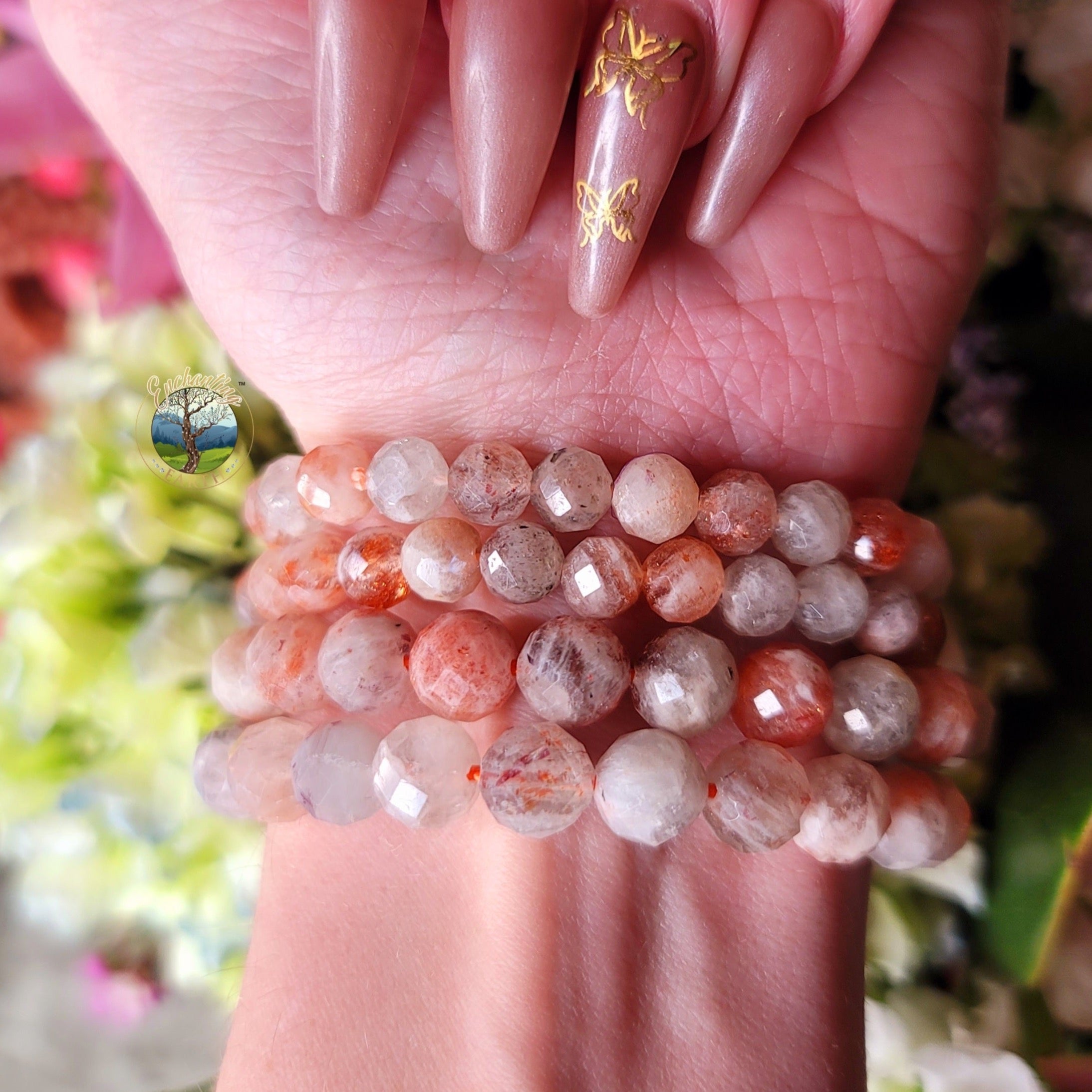 Sunstone with Moonstone Faceted Bracelet for Creativity, Confidence and New Beginnings
