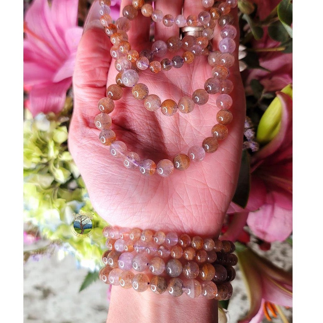 B316 100% Natural Translucent Auralite 23 Bracelet 16.6mm 极光, Women's  Fashion, Jewelry & Organisers, Bracelets on Carousell