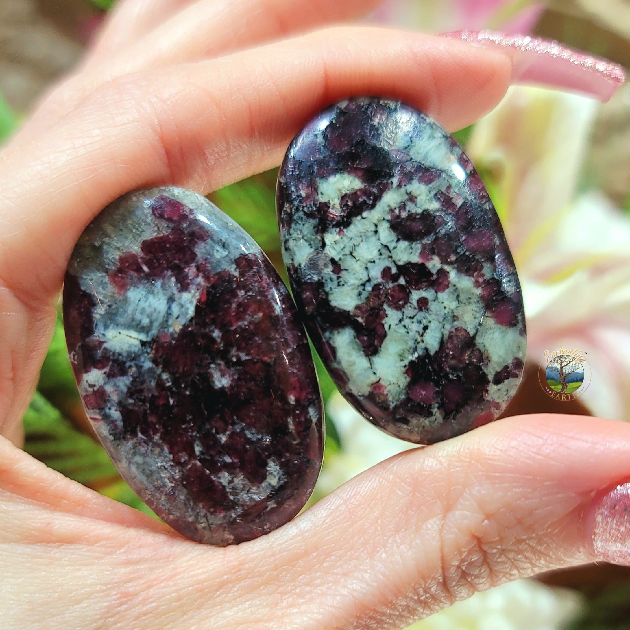 AAA Eudialyte Mini Palm for Following Your Heart, Manifesting your Desires, and Self Love