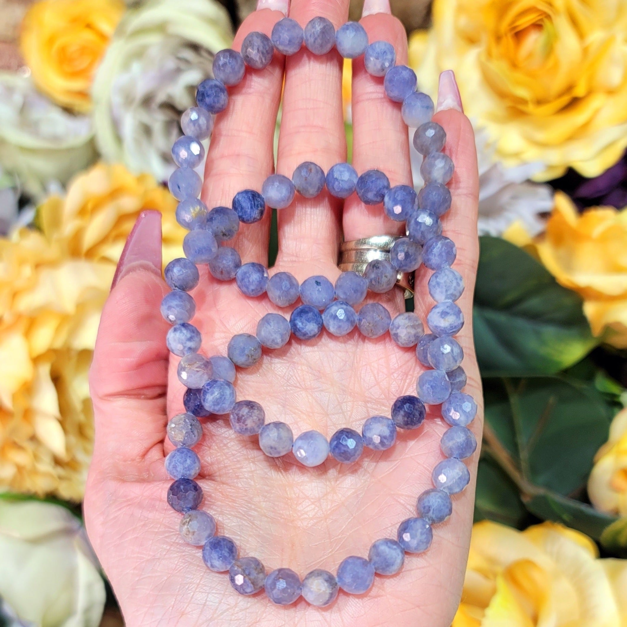 Iolite Faceted Bracelet for Sharp Intuition & Visions