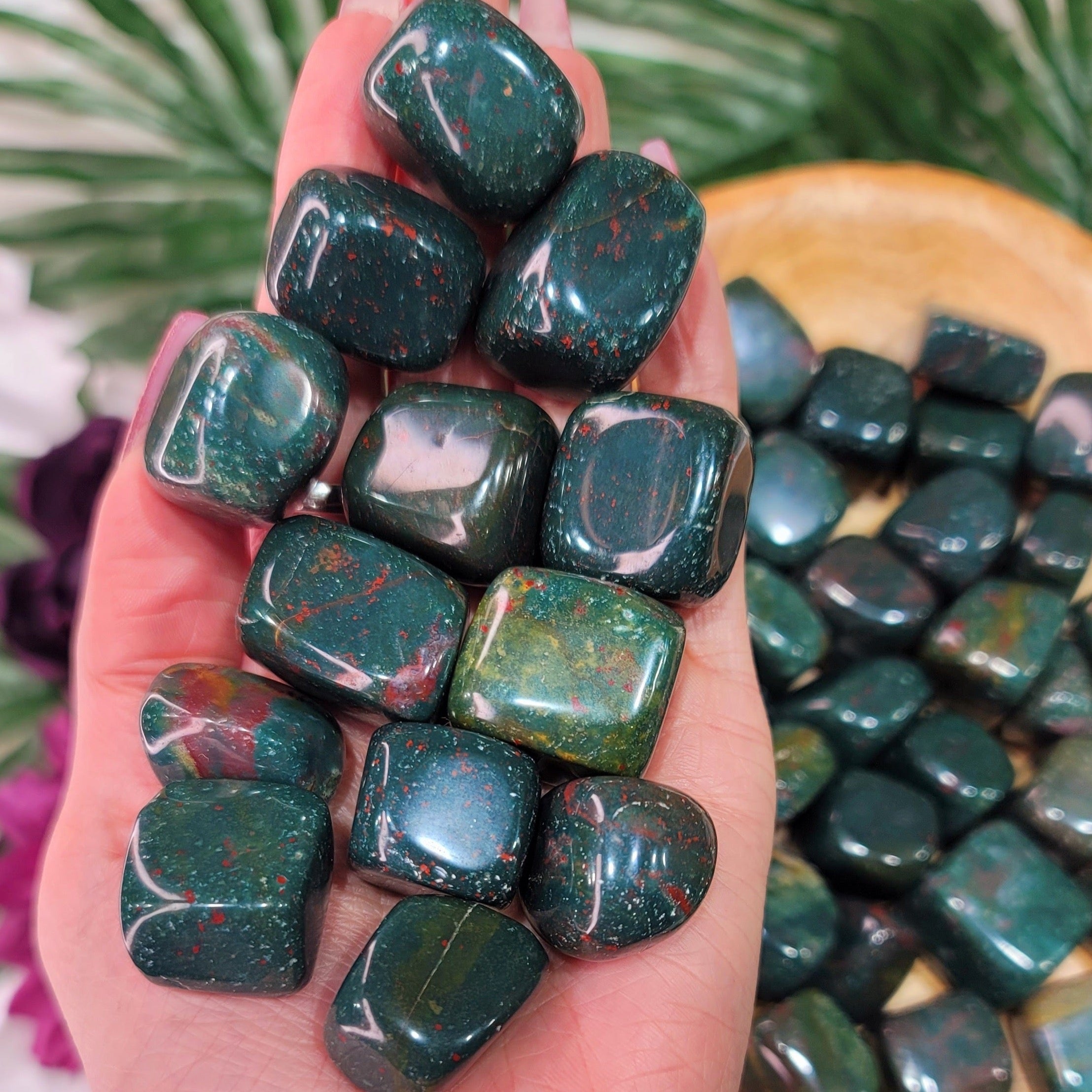 Bloodstone Tumble for Courage, Strength and Vitality