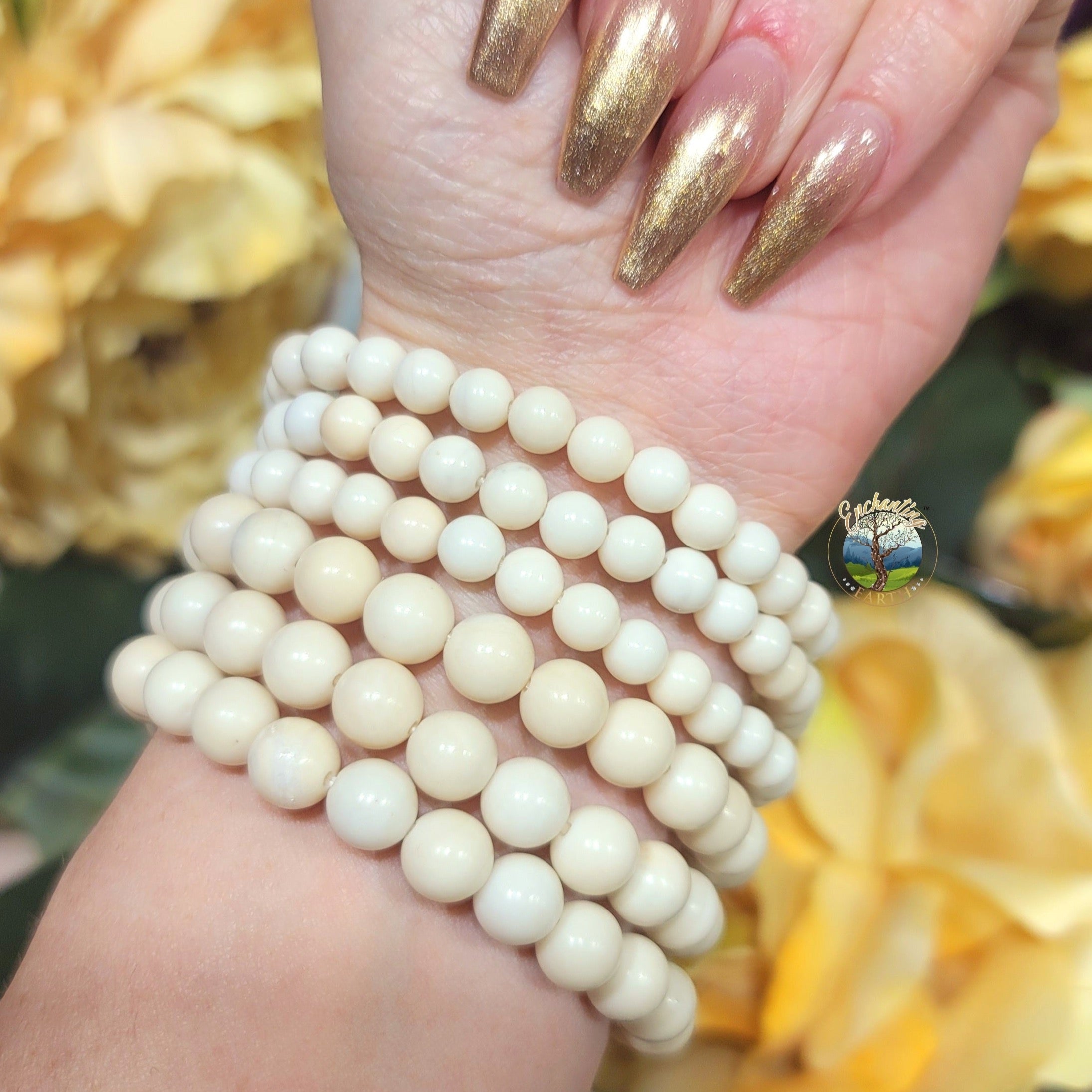 White Jade Bracelet for Insight, Luck and Wisdom