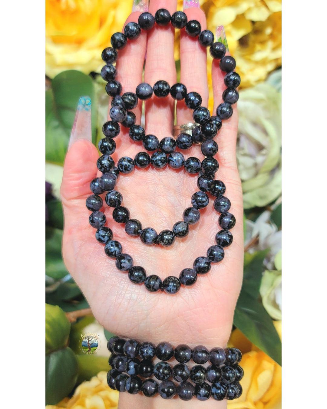Indigo Gabbro Bracelet for Enhanced Intuition and Embracing Your Inner Magic