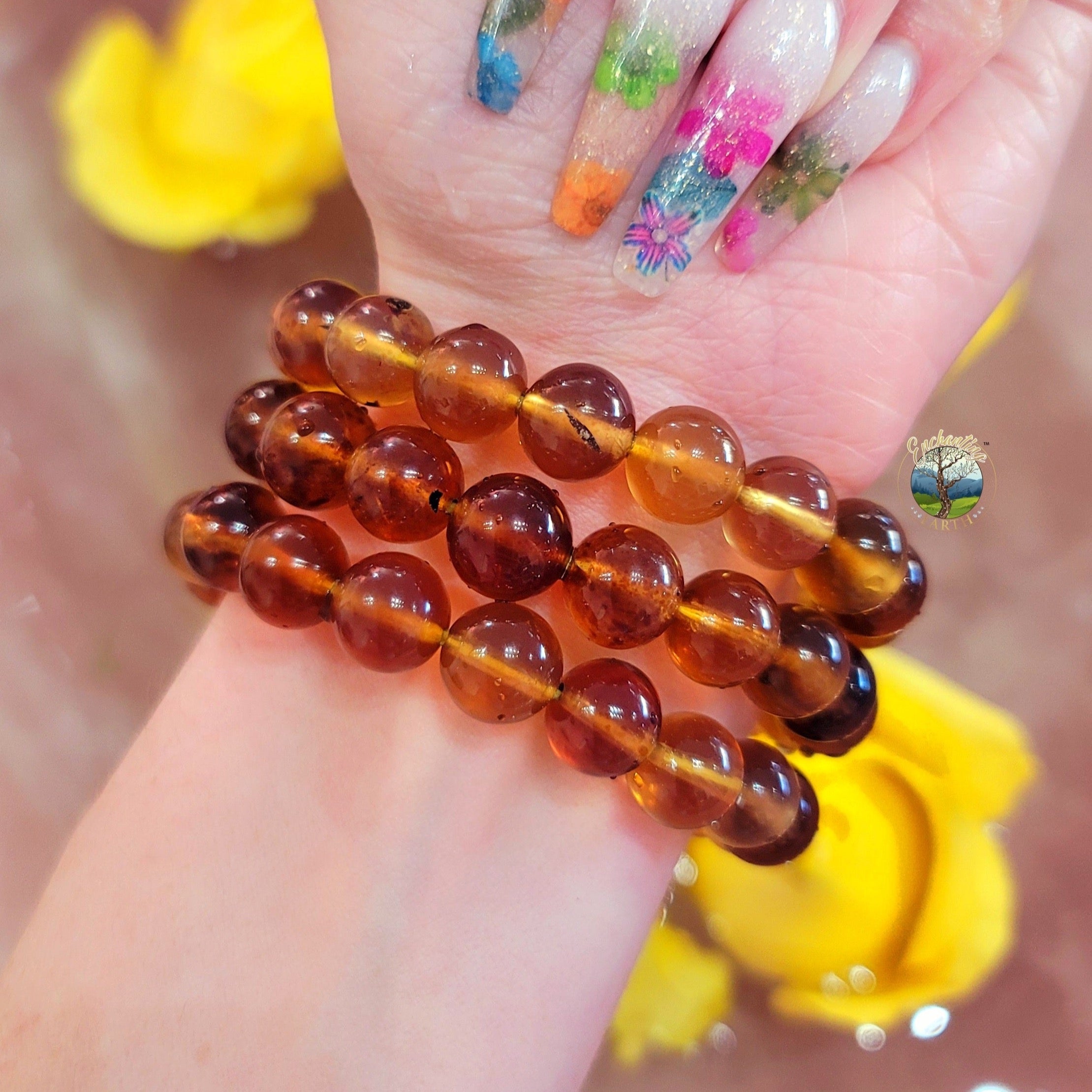 Indonesian Amber Bracelet for Healing and Pain Relief