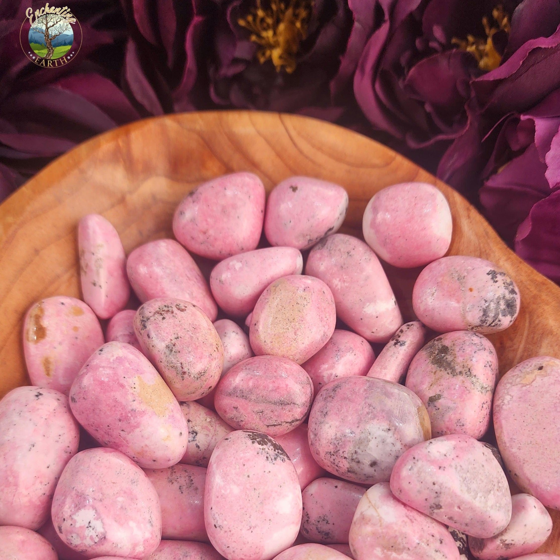 Rhodonite Tumble for Attraction, Love and Self Worth
