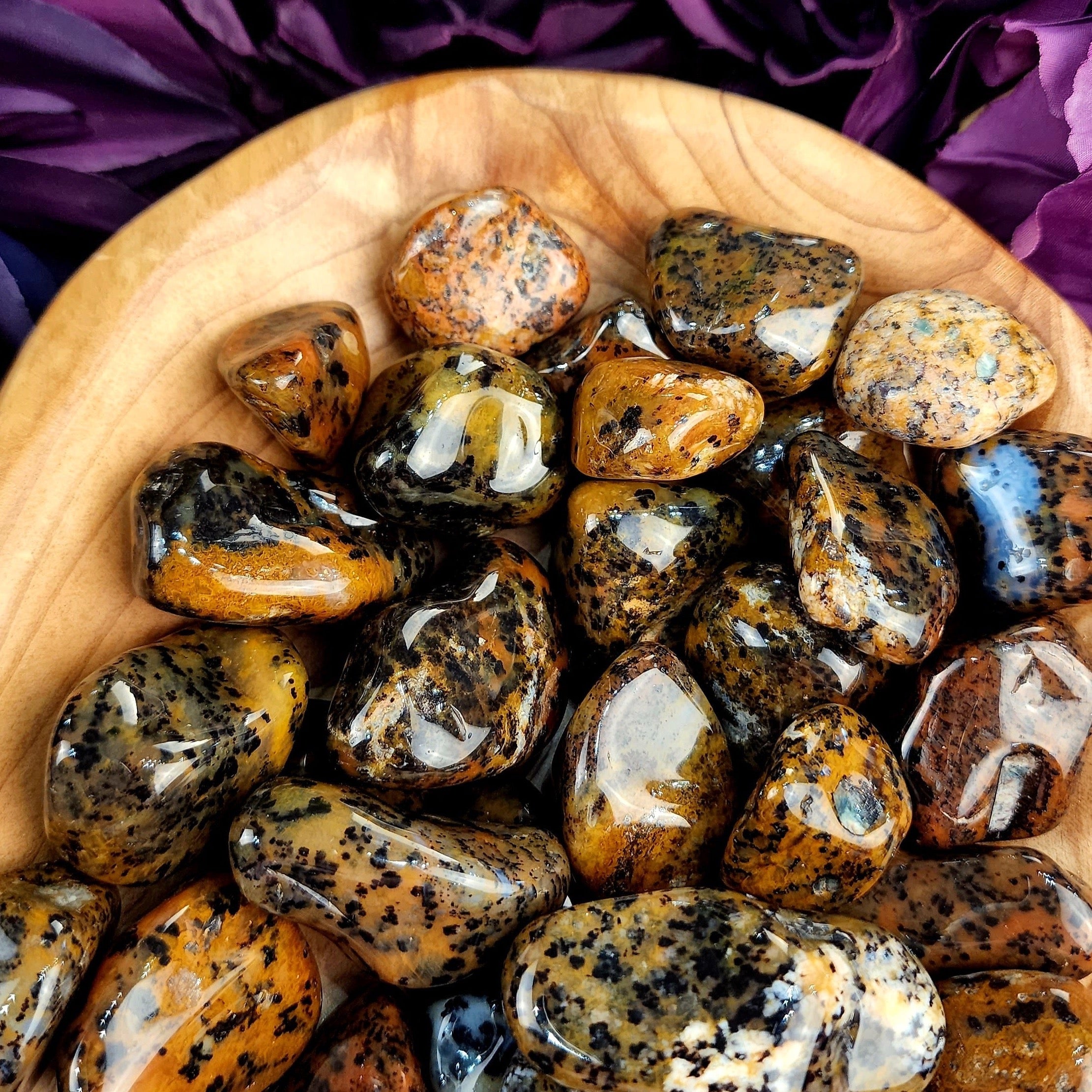 Cheetah Agate Tumble for Courage, Strength and Wisdom