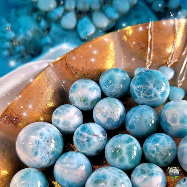 Larimar Sphere (AAA Grade) for Peace and Tranquility