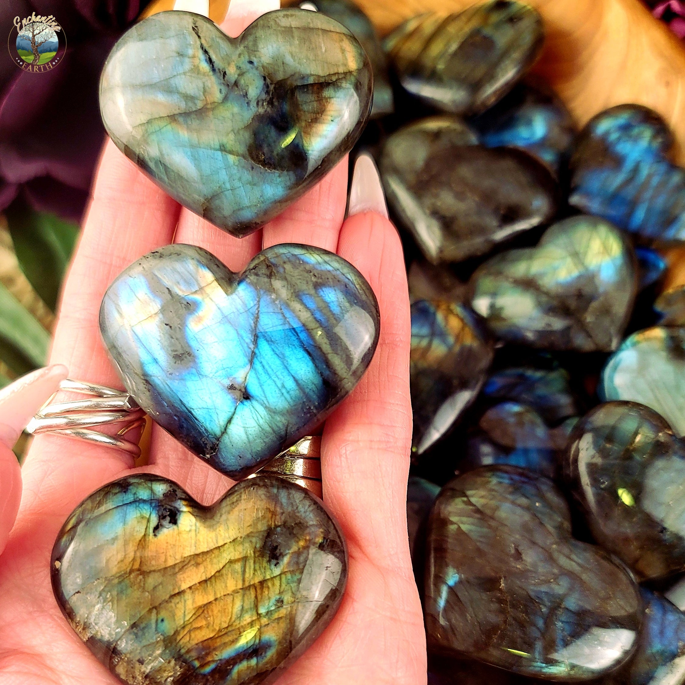 Labradorite Heart for Finding your Path, Protection and Transforming your Life