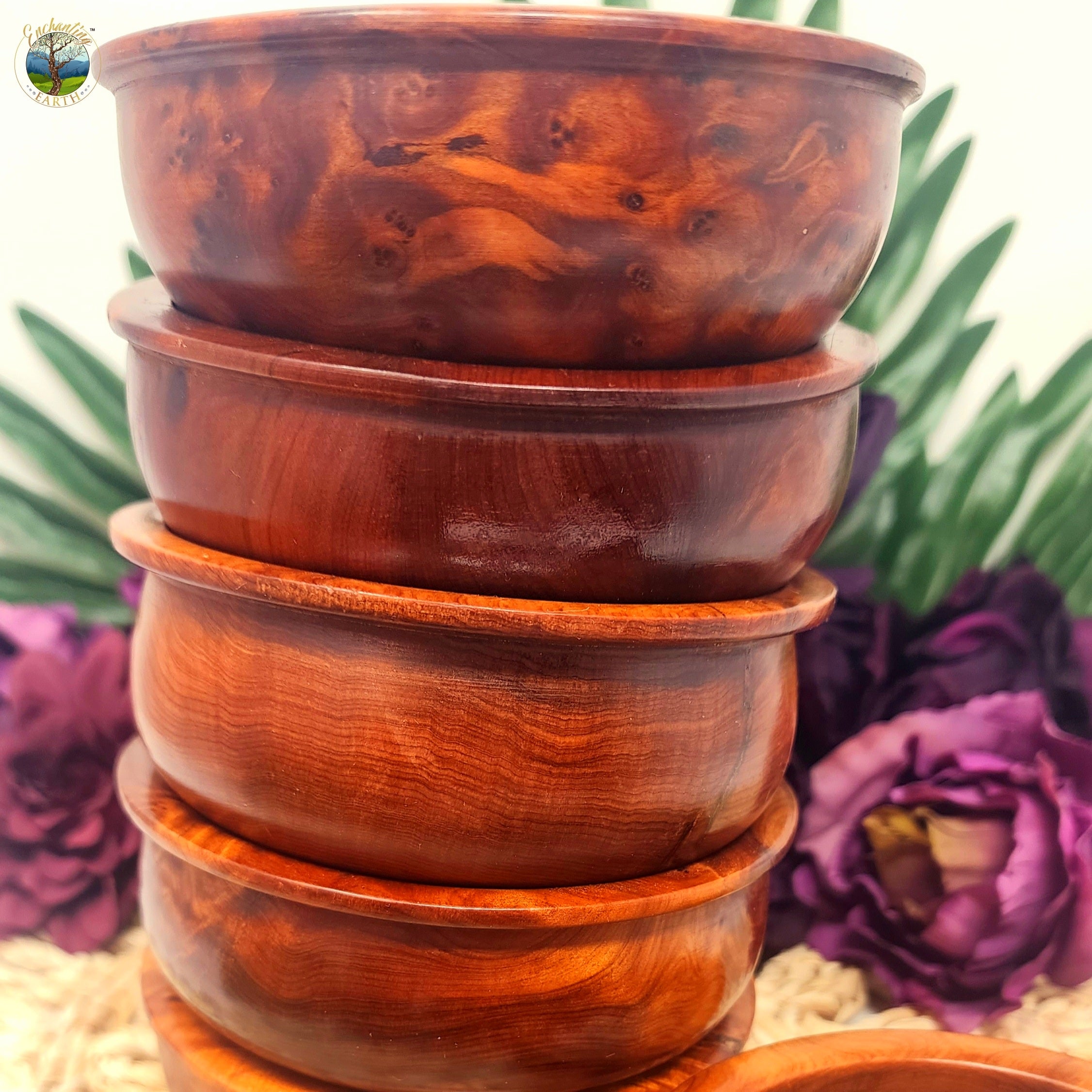 Thuya Wood Bowl for Storing Crystals and Elevating your Mood