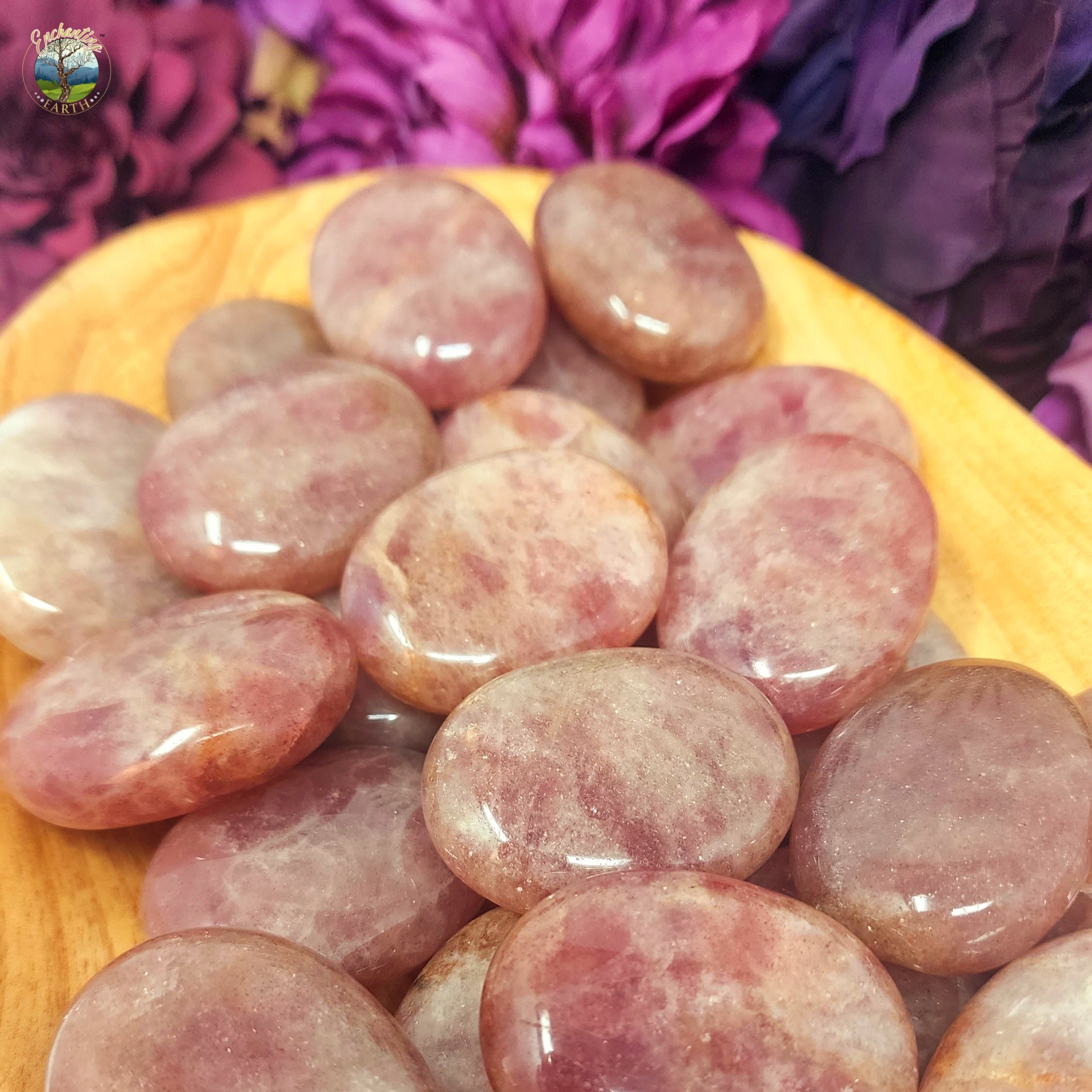 Red Aventurine Palm Stone for Focus, Inspiration and Passion
