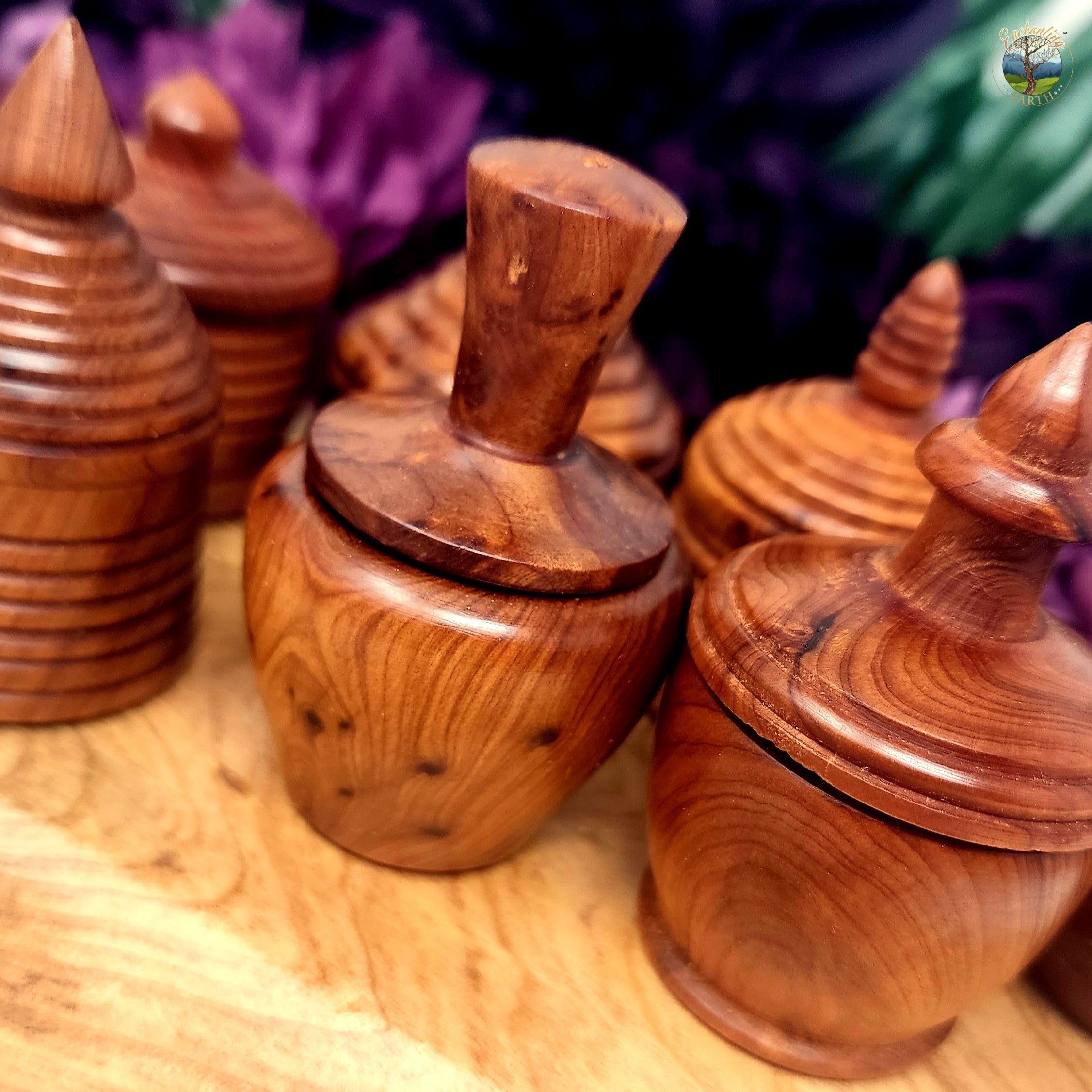 Thuya Wood Mini Box for Storing Crystals and Elevating your Mood