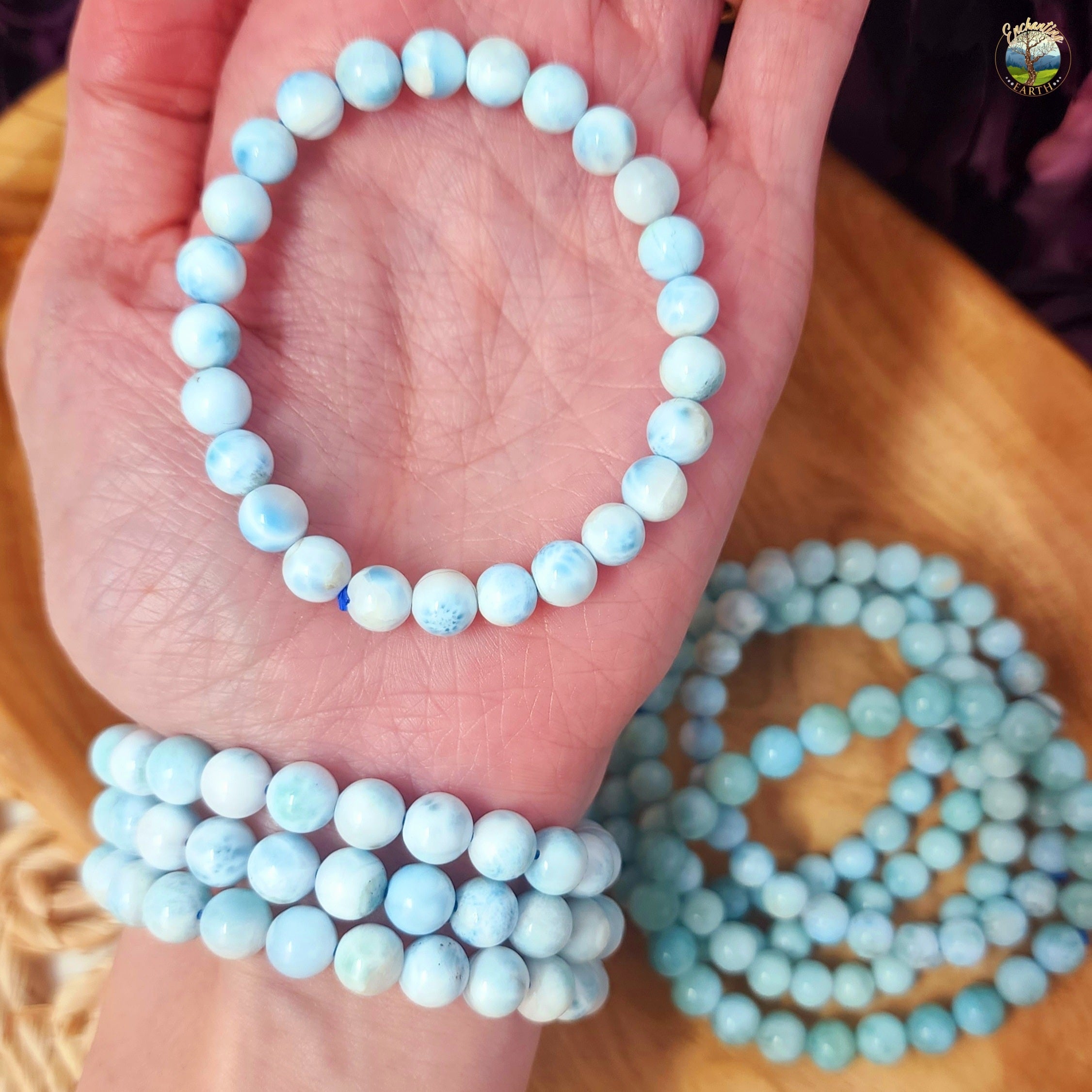 Larimar Bracelet (AA Grade) for Peace and Tranquility