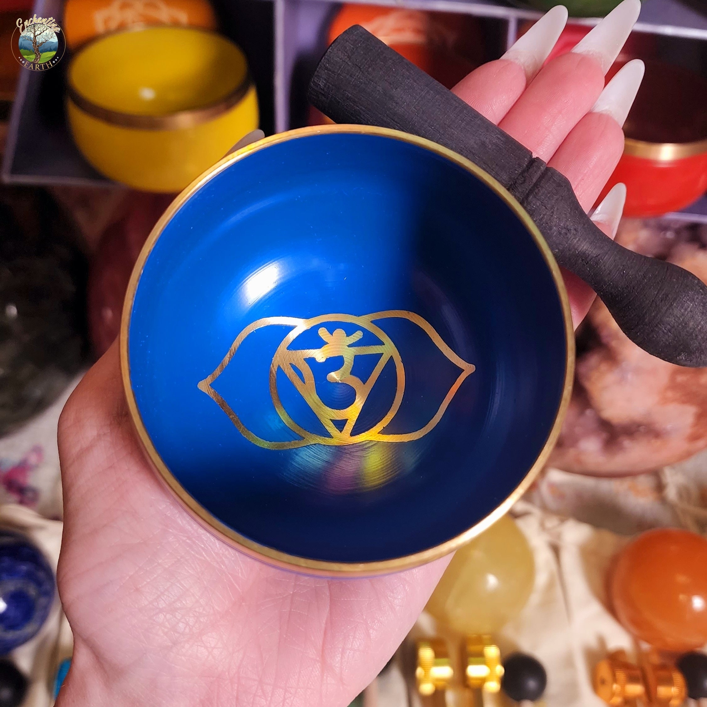 Chakra Tibetan Sound Bowl Set of 7 Bowls for Meditation and Sound Healing