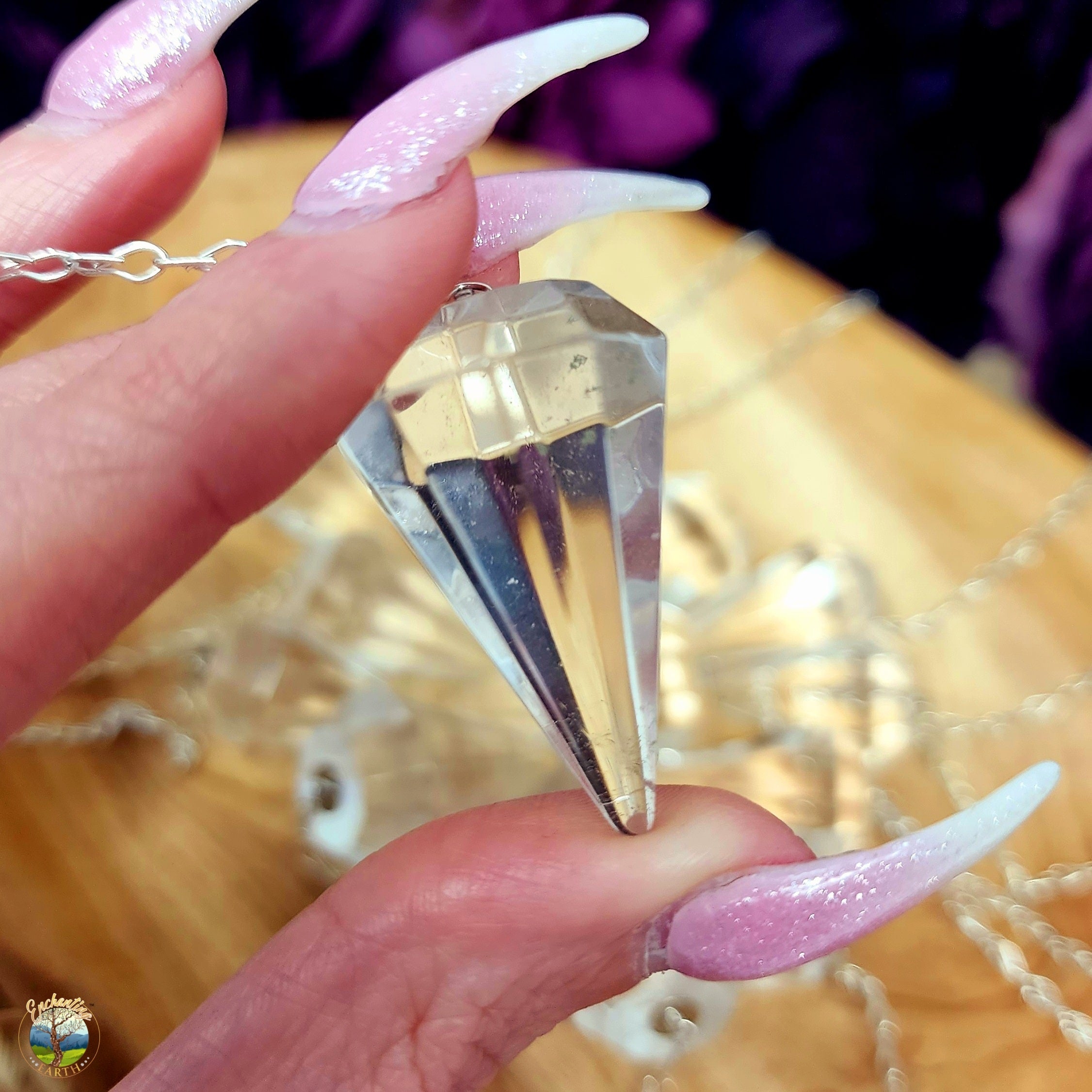 Clear Quartz Pendulum for Amplifying, Insight and Healing