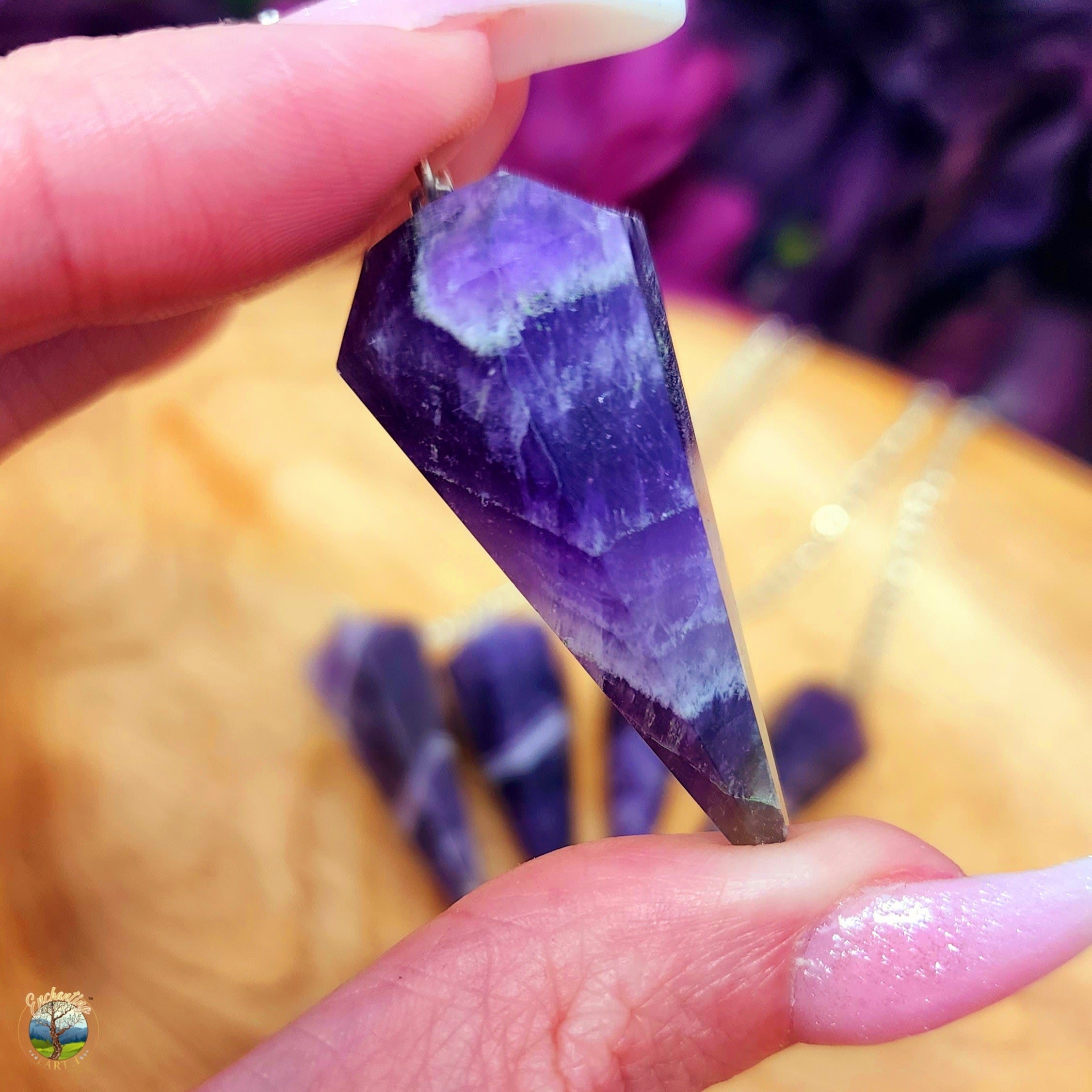 Amethyst Pendulum for Divine Insight and Enhancing Intuition