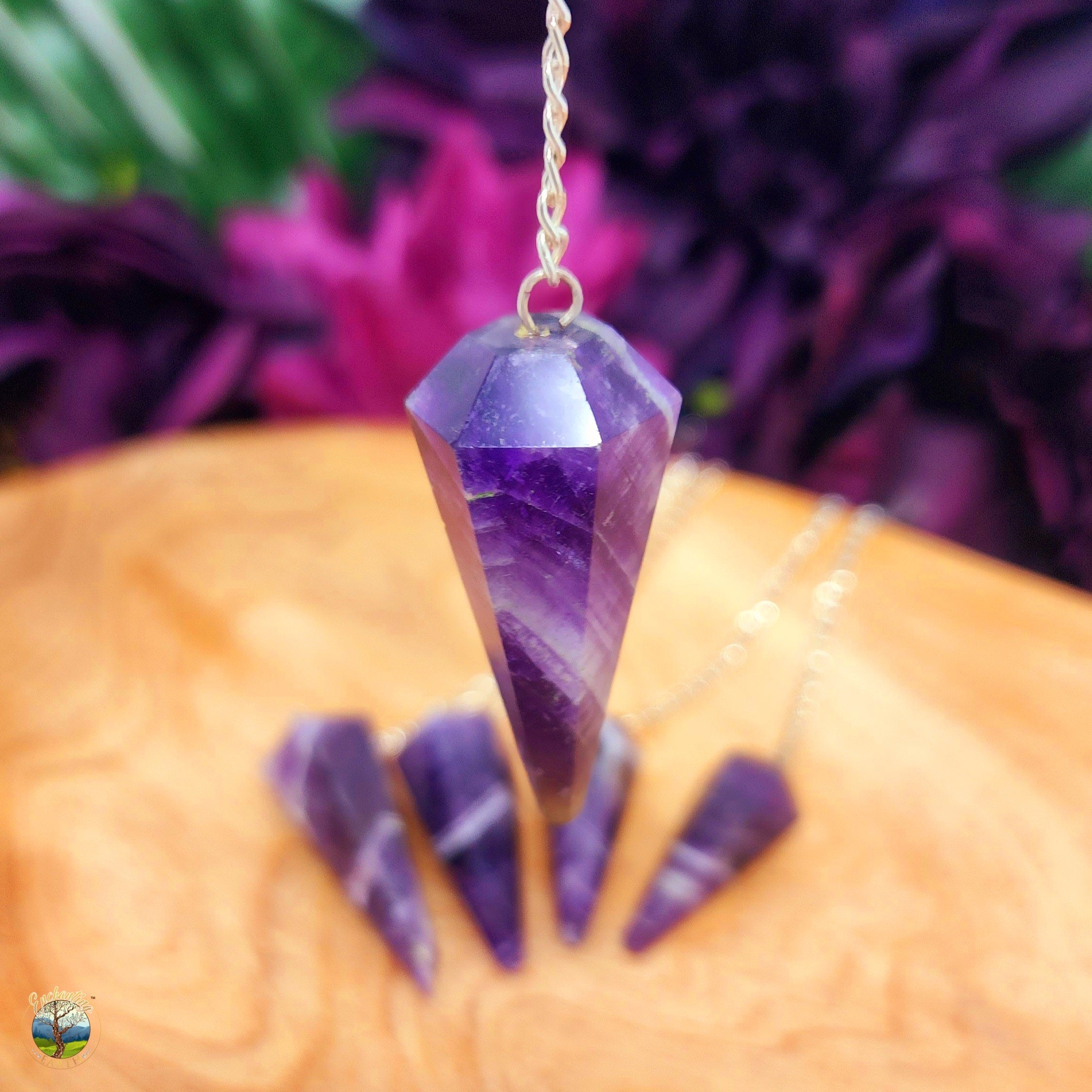 Amethyst Pendulum for Divine Insight and Enhancing Intuition