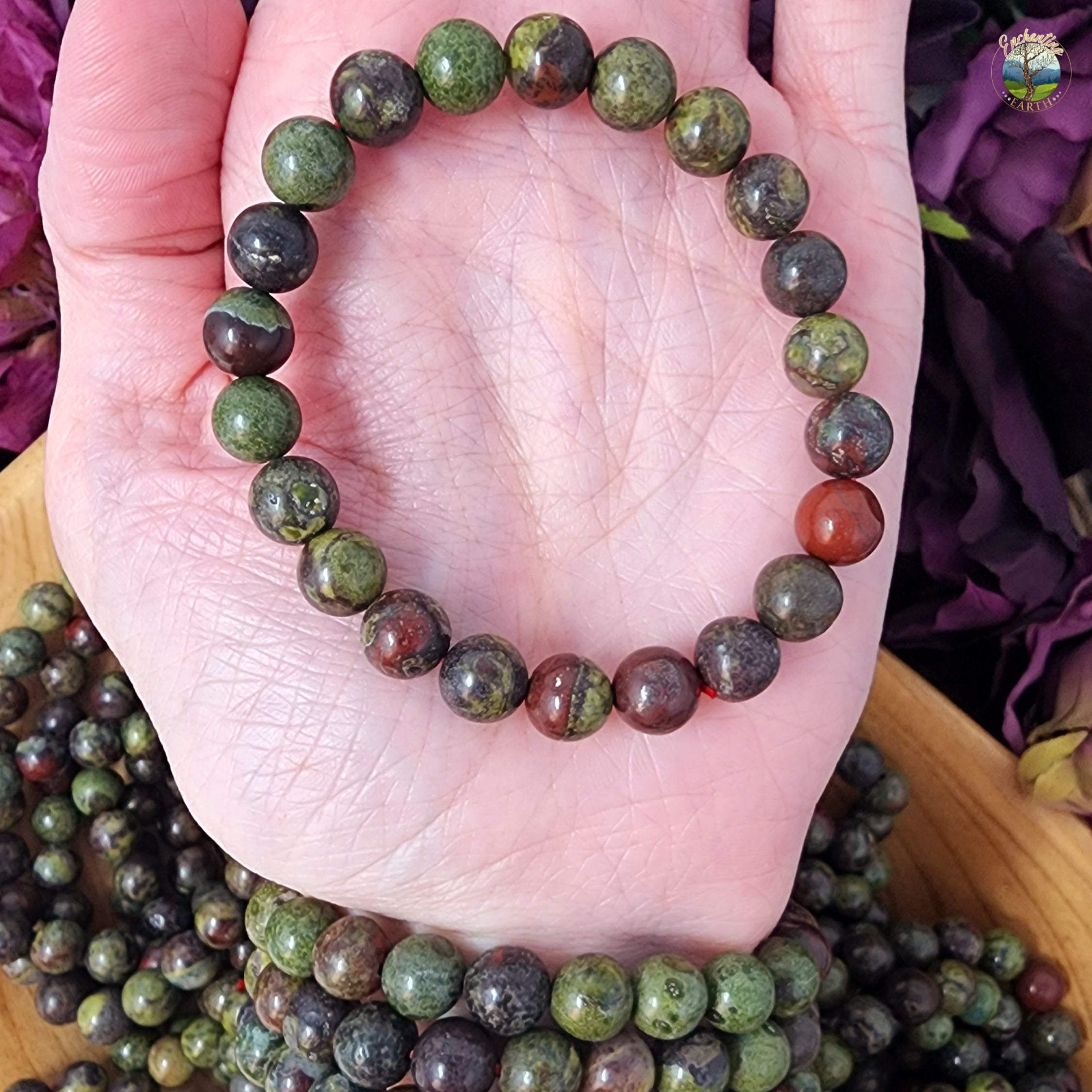 Dragon Bloodstone Bracelet
