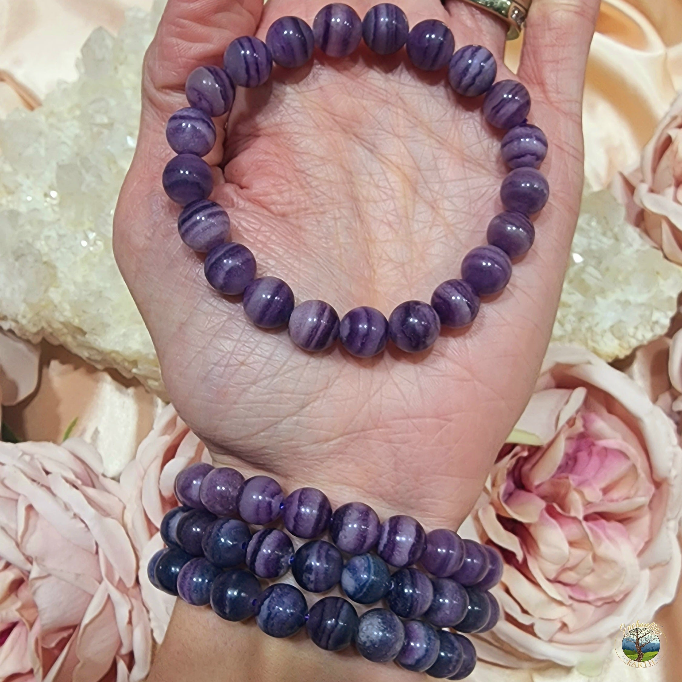 Silky Purple Fluorite Bracelet