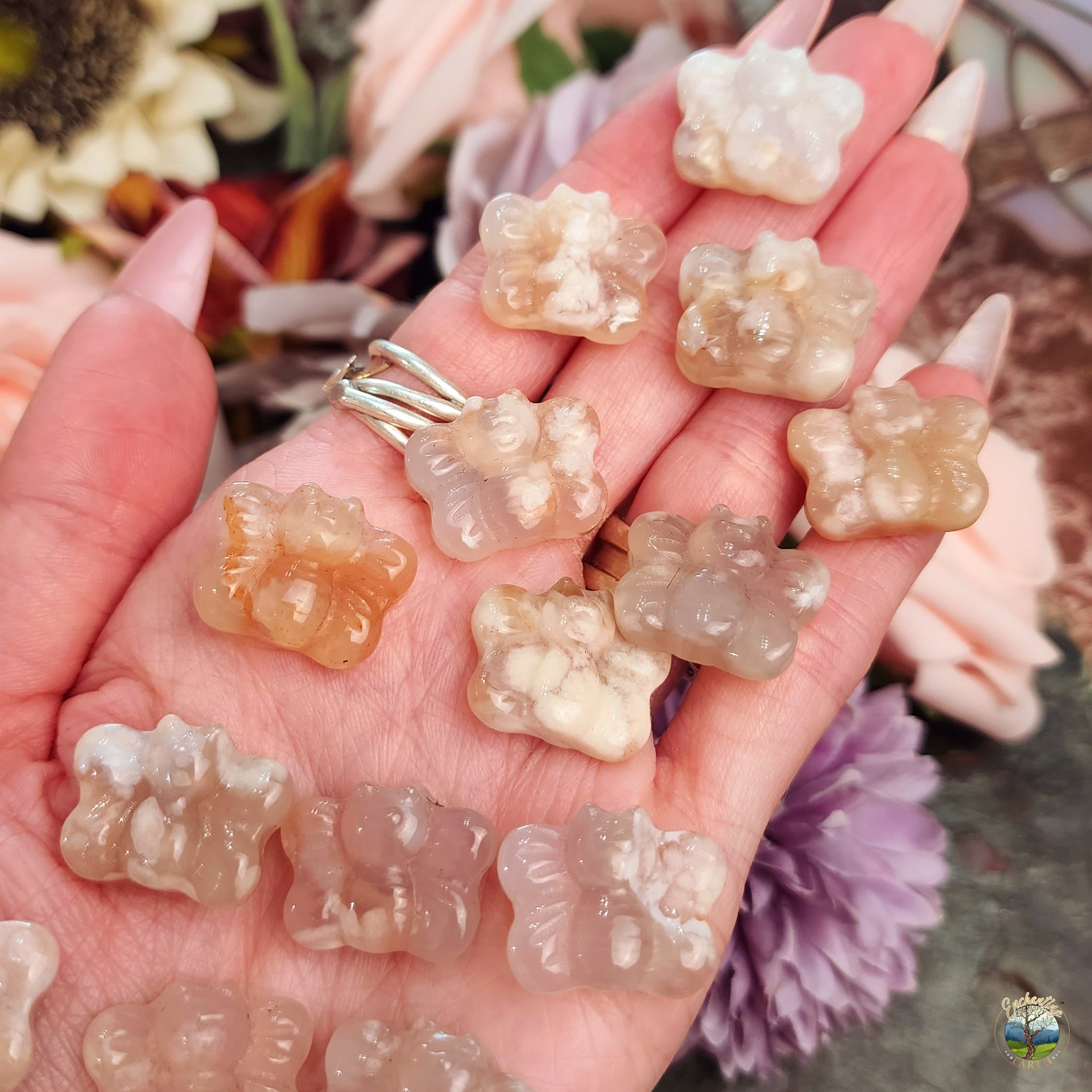 Flower Agate Mini Butterfly for Embracing your Full Potential