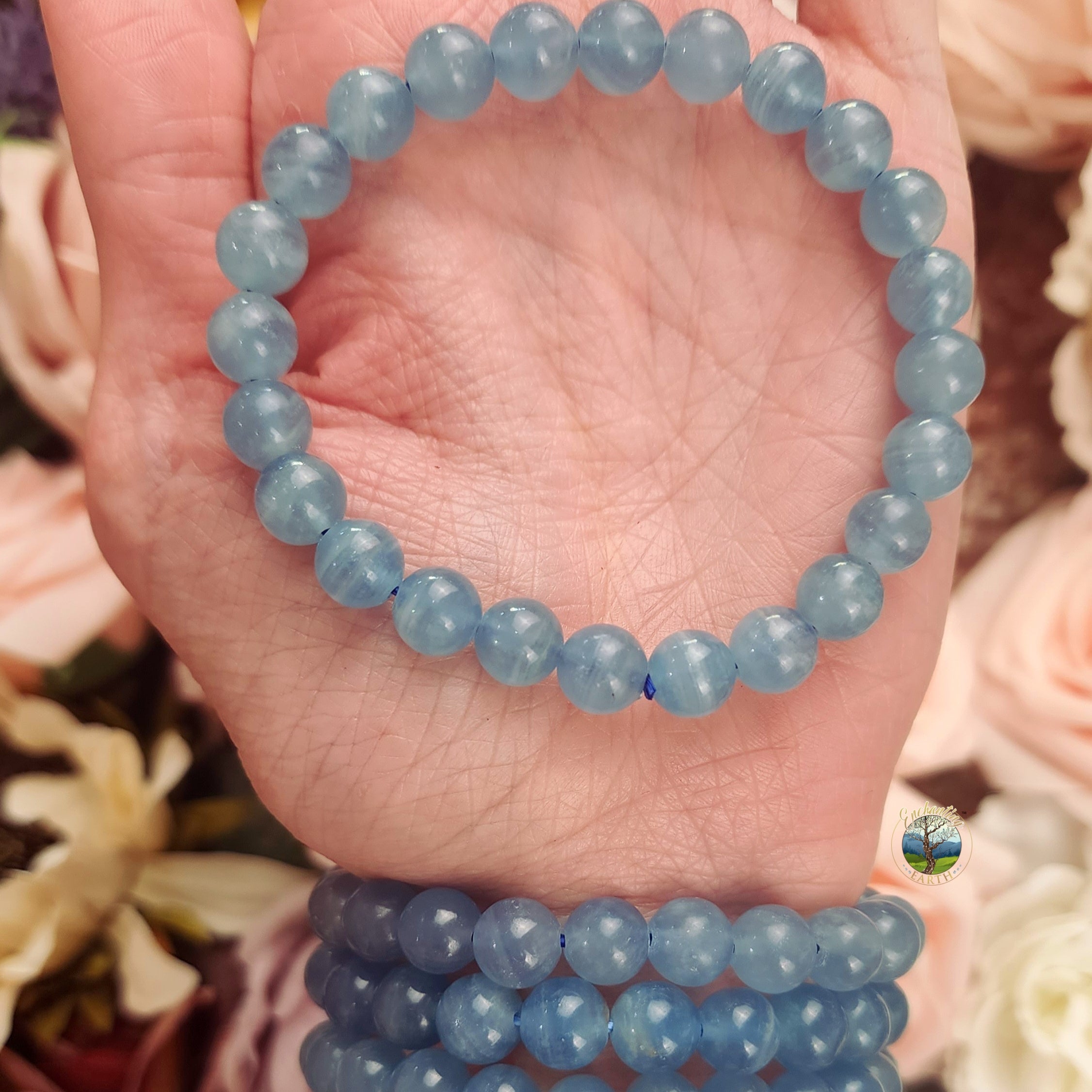 Blue Onyx Bracelet (High Quality) for Happiness, Healing and Peace