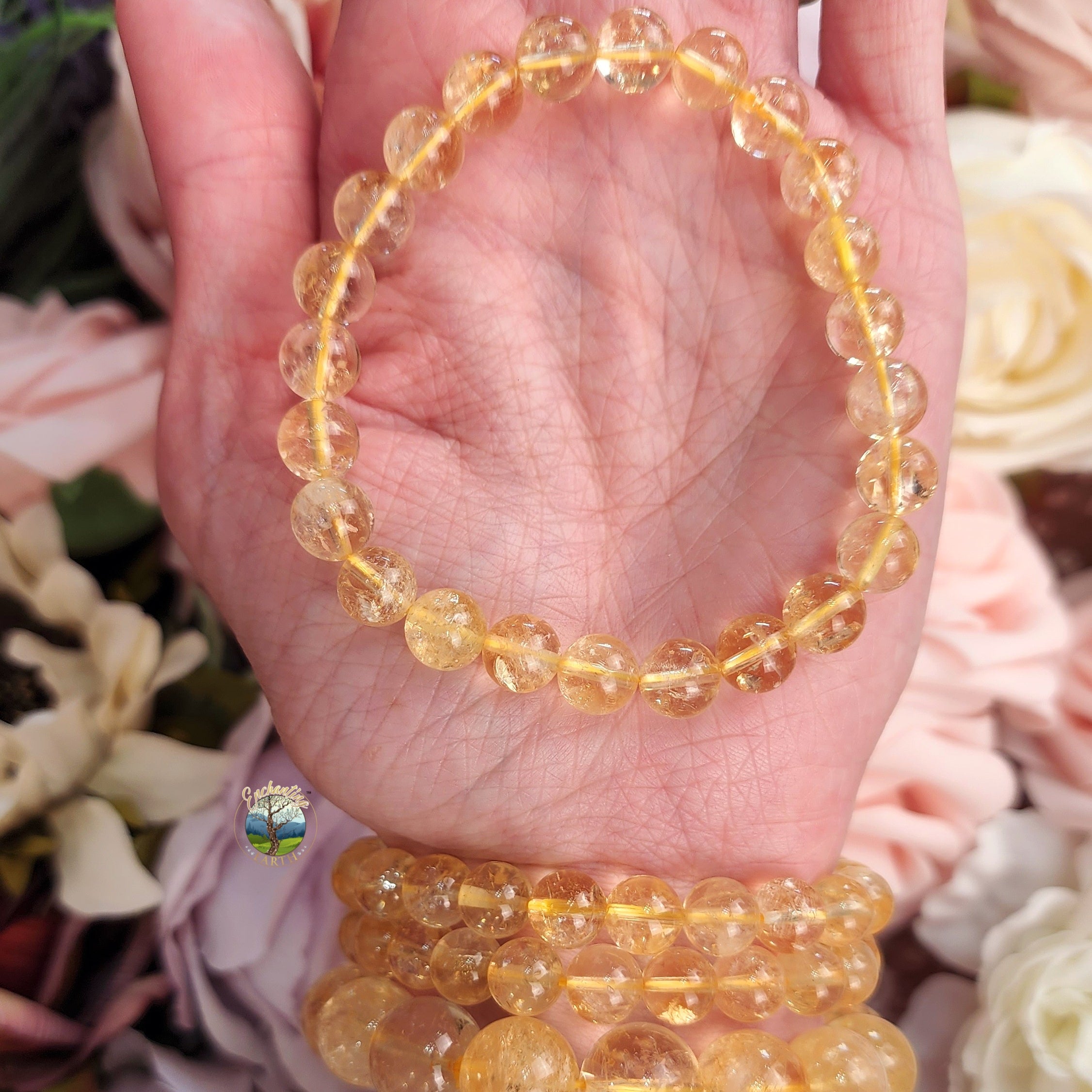 Crystal Divine Natural Healing Bracelets Crystal Bracelet Men & Women 8MM  (Clear Quartz + Citrine) at Rs 239/piece | Crystal Bracelets in Mumbai |  ID: 2852397393112