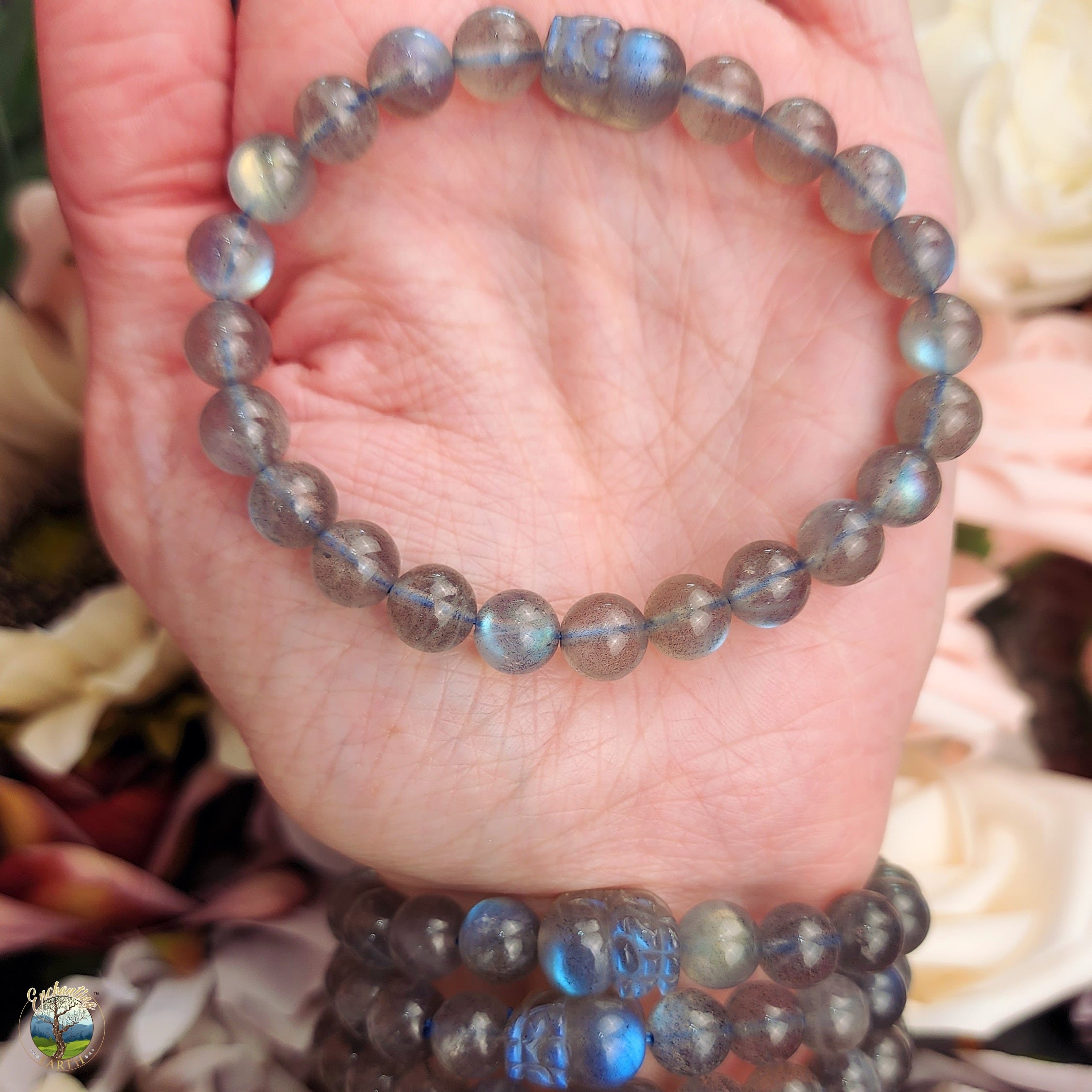 Labradorite Pixiu Bracelet for Intuition and Transformation
