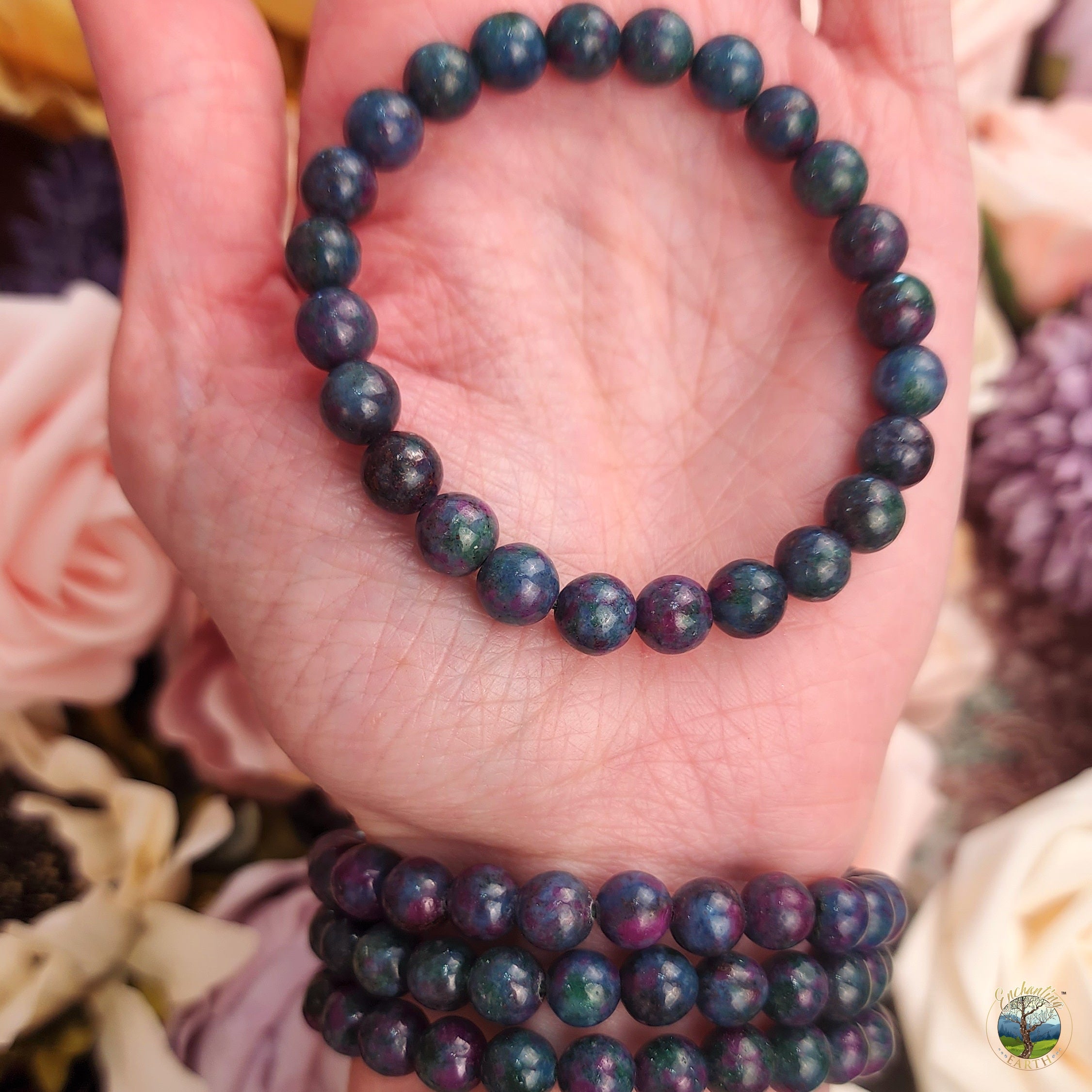 Ruby Kyanite with Fuschite Bracelet (High Quality) for Attracting Love, Courage and Your Destiny
