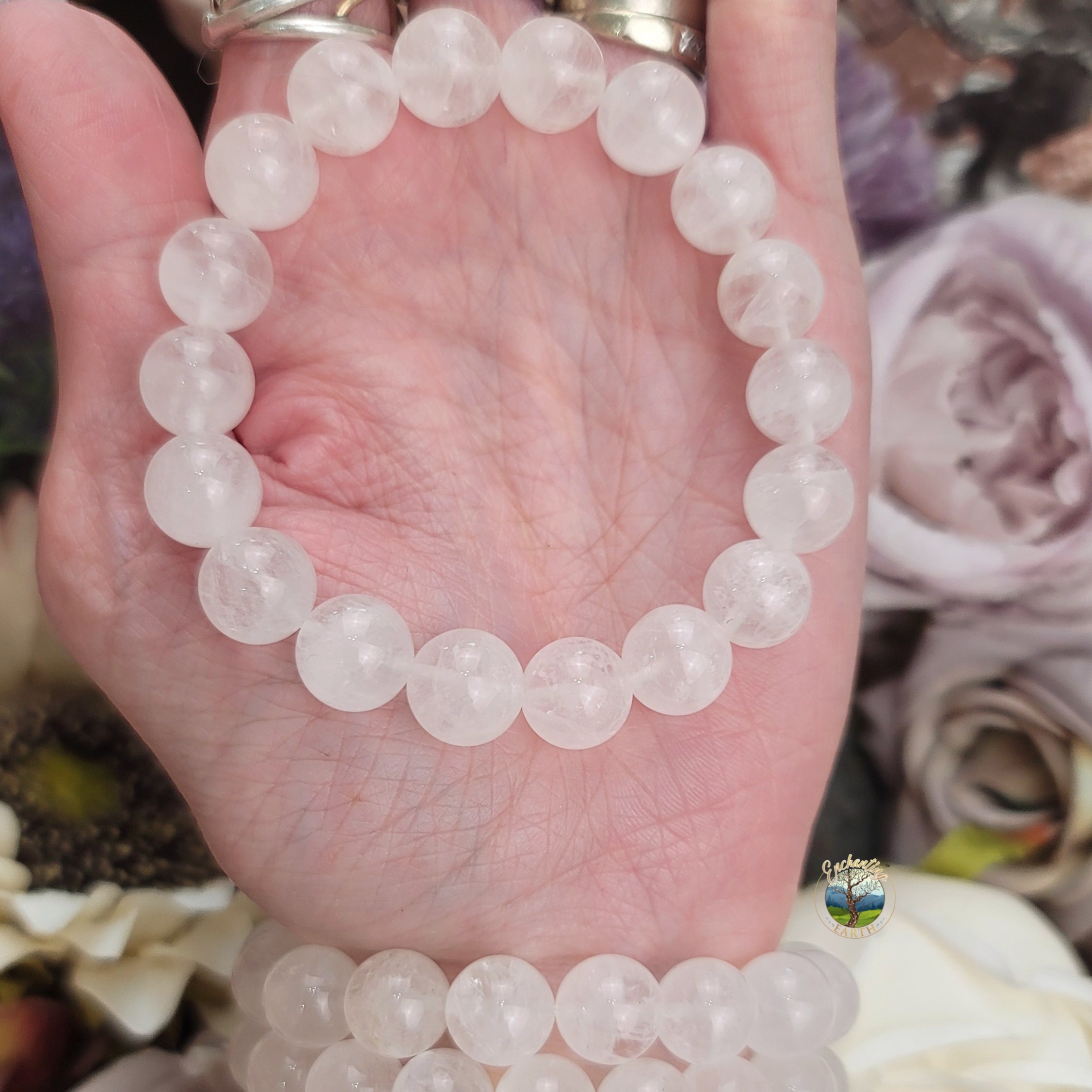 Phantom Clear Quartz Bracelet for Clearing Energy, Connecting with Higher Realms and Spiritual Growth