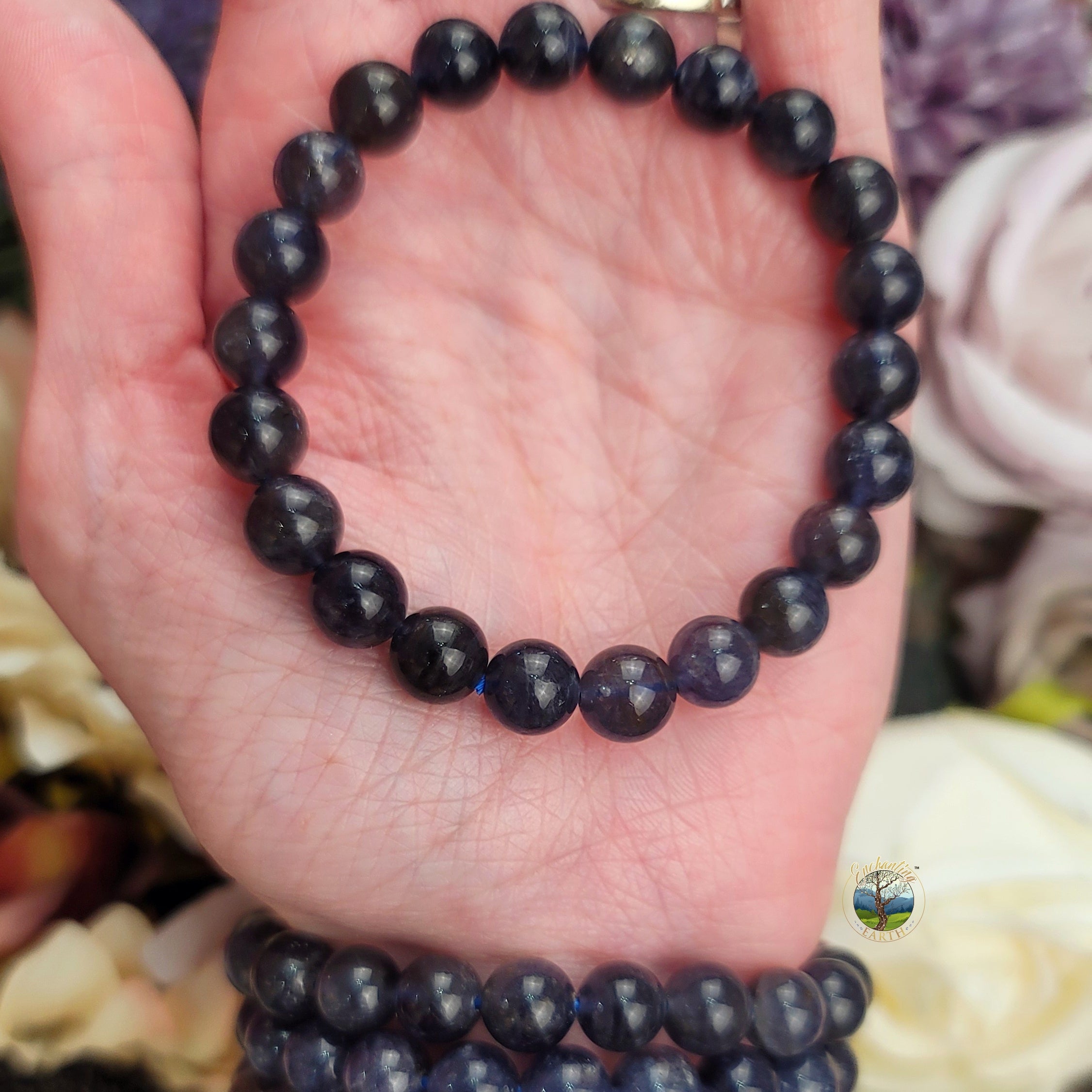 Iolite Flashy Bracelet (Gemmy & High Quality) for Sharp Intuition & Visions