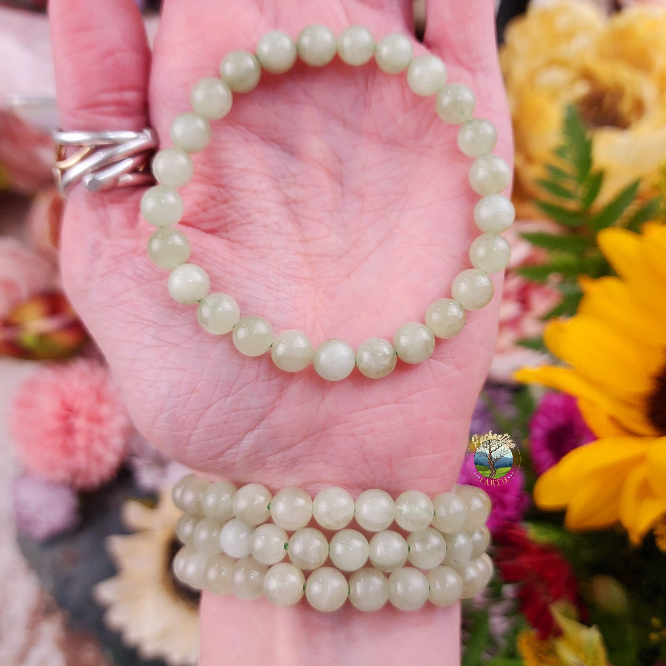 Hiddenite Green Kunzite Bracelet (A Grade) for Abundance, Compassion and Love