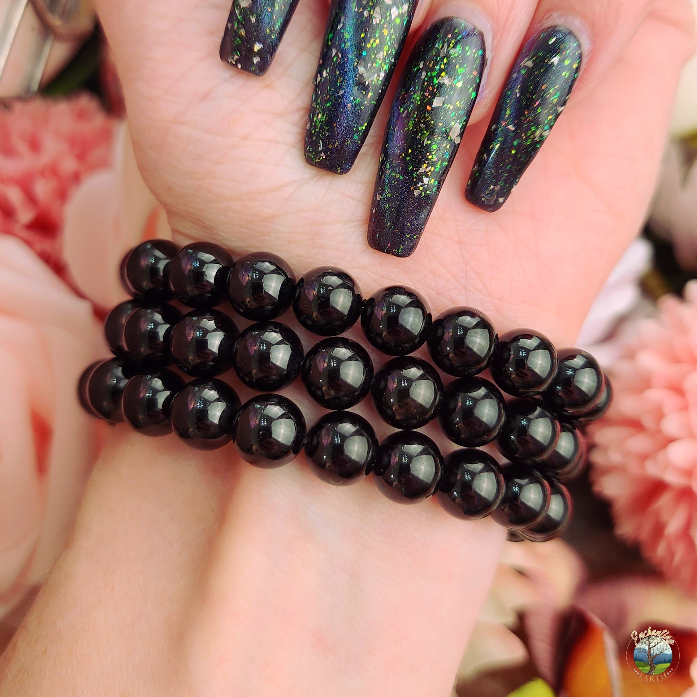 Black Tourmaline Bracelet for Protection and Purification