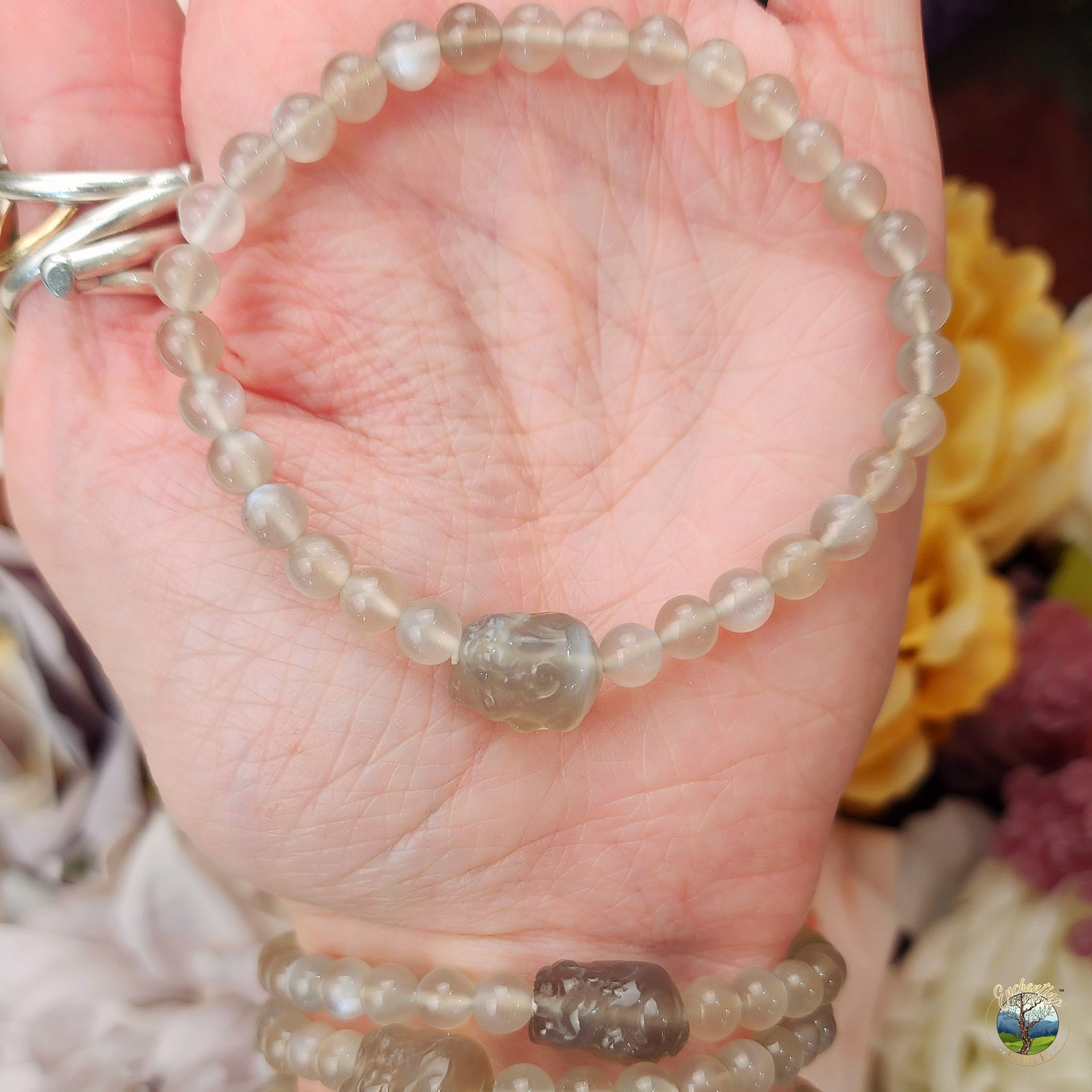 Silver Moonstone Pixiu Bracelet (High Quality) for Embracing the Divine Feminine Inside You and Moon Magic