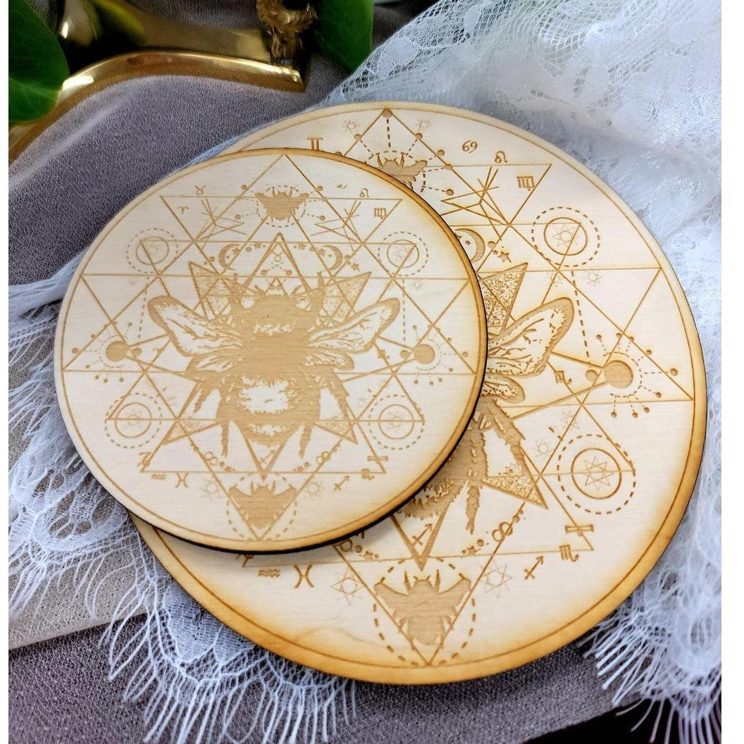 Honey Bee Crystal Grid for Personal Power