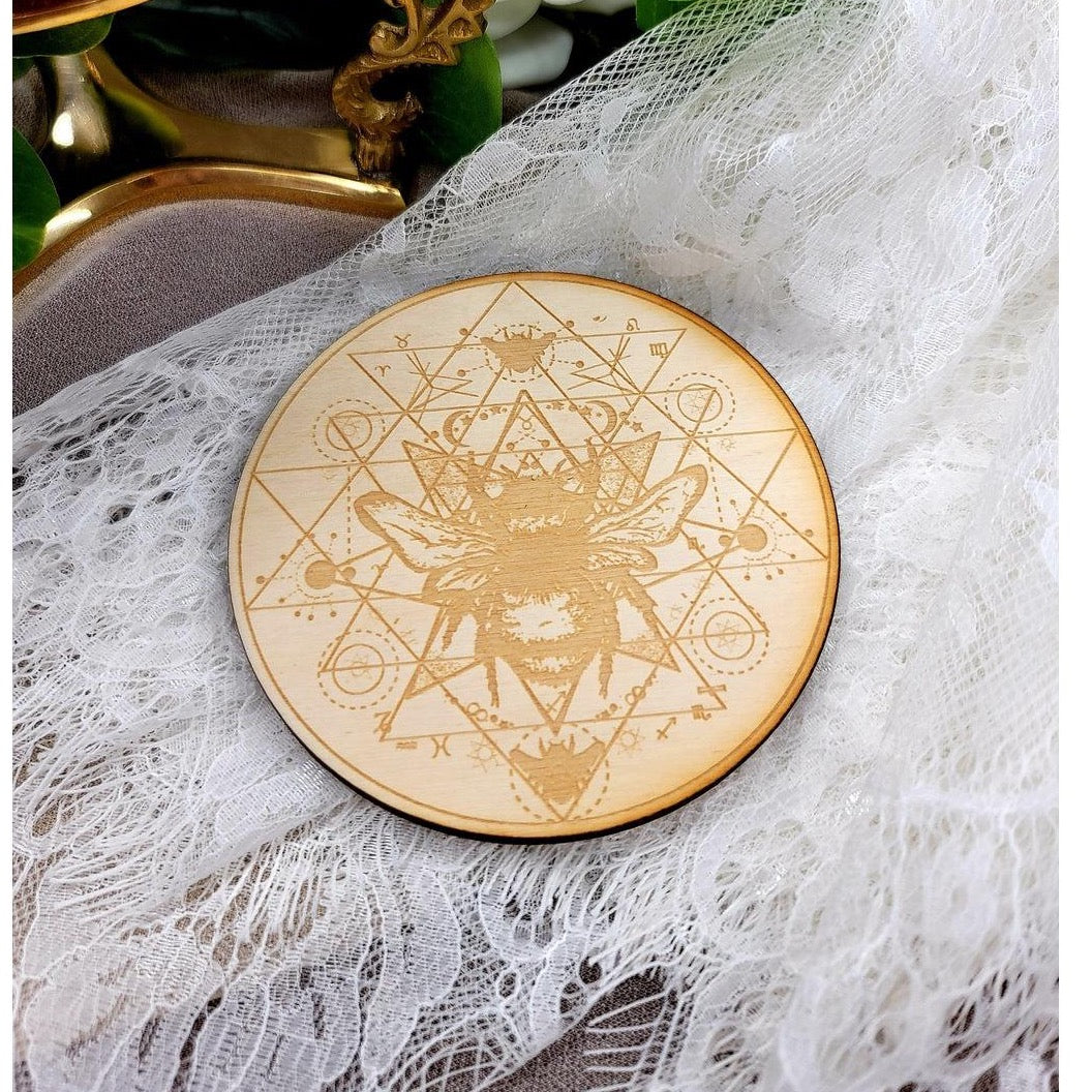 Honey Bee Crystal Grid for Personal Power