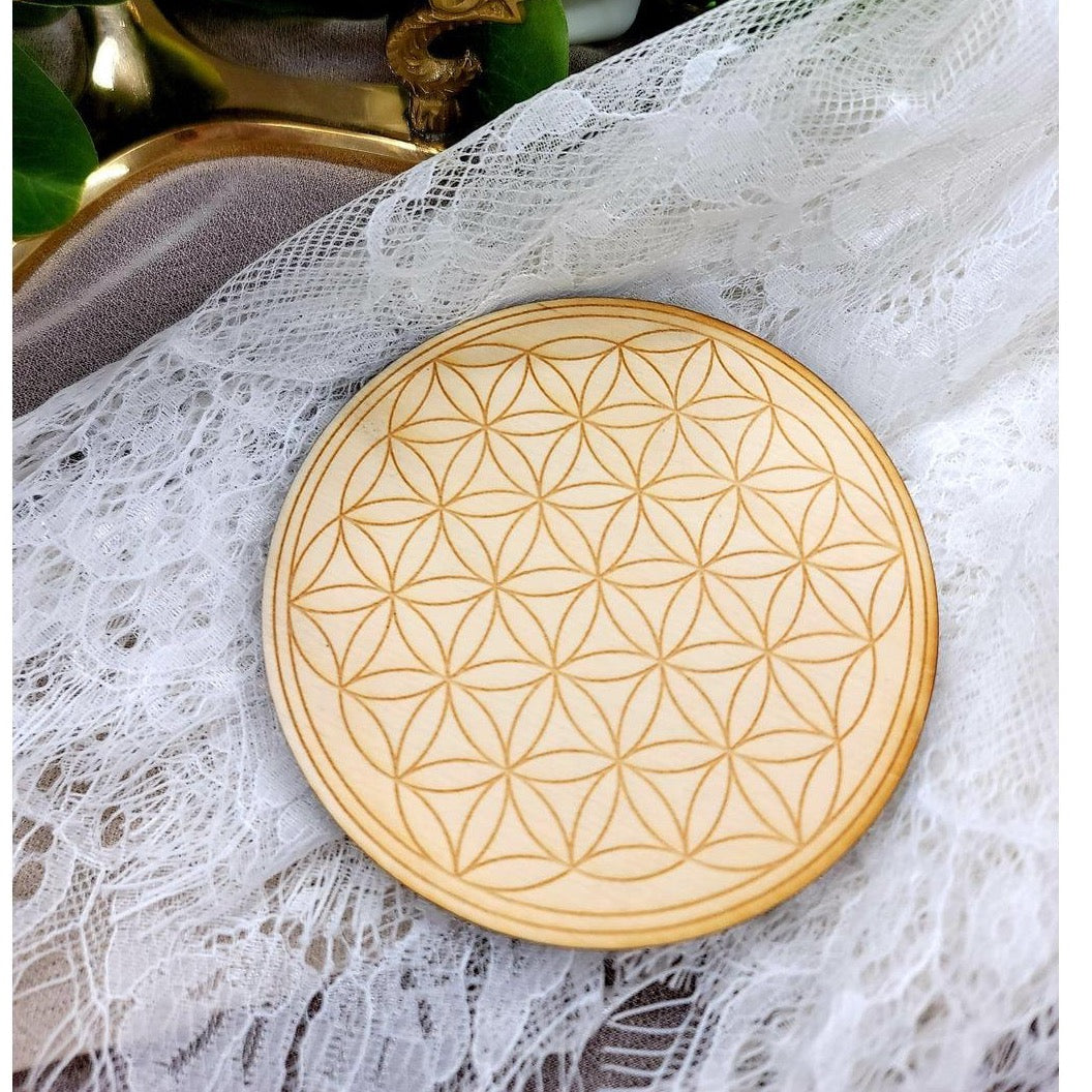 Flower of Life Crystal Grid for Creation and Unity