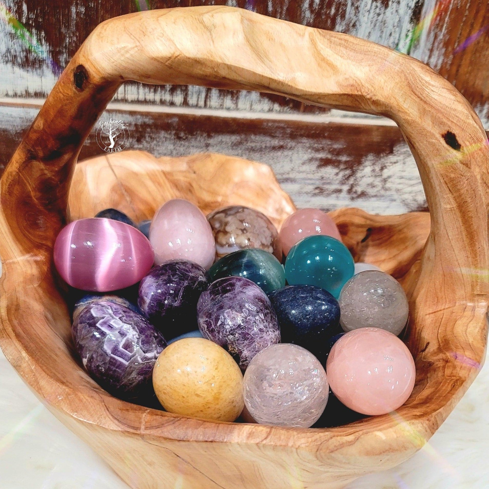 Gemstone Eggs for Balance, Fertility and Healing