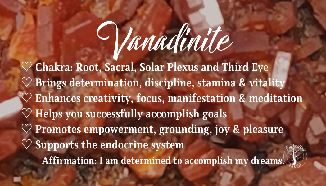 Vanadinite on Barite Specimen (High Quality) for Accomplishing Goals and Manifesting