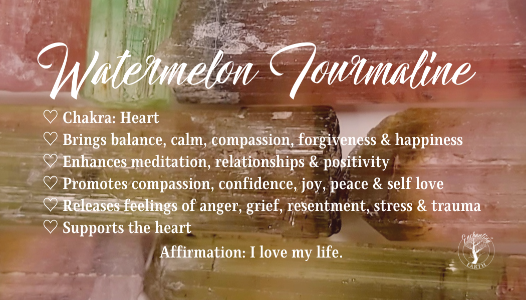 Watermelon Tourmaline Bracelet (AAA Grade with Cats Eye) for Heart Healing, Joy and Love