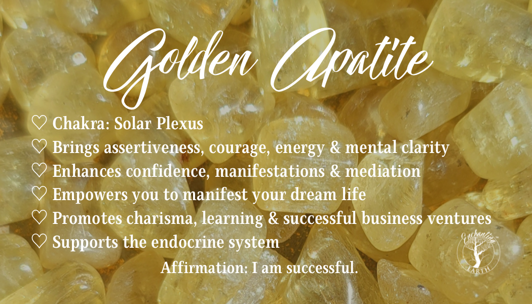 Golden Yellow Apatite Bracelet for Creation, Confidence and Manifestation