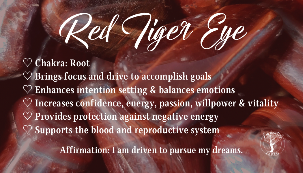 Red tigers eye on sale metaphysical